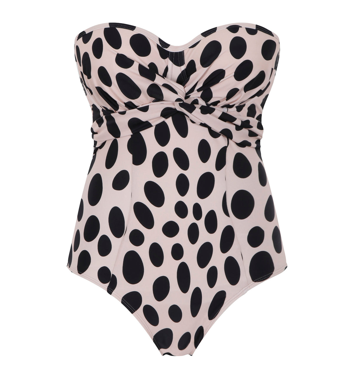 Panache Tatiana Twist Bandeau Swimsuit (SW1770),30DD,Amalfi Print - Amalfi Print,30DD