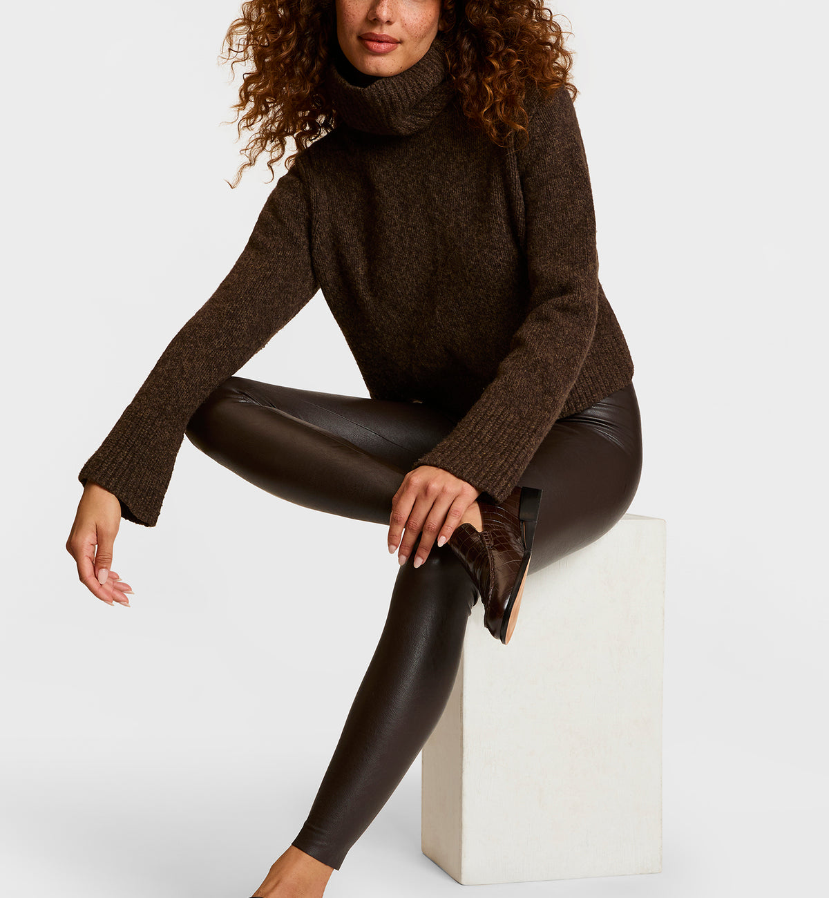 commando Faux Leather Legging (SLG06),XS,Espresso - Espresso,XS