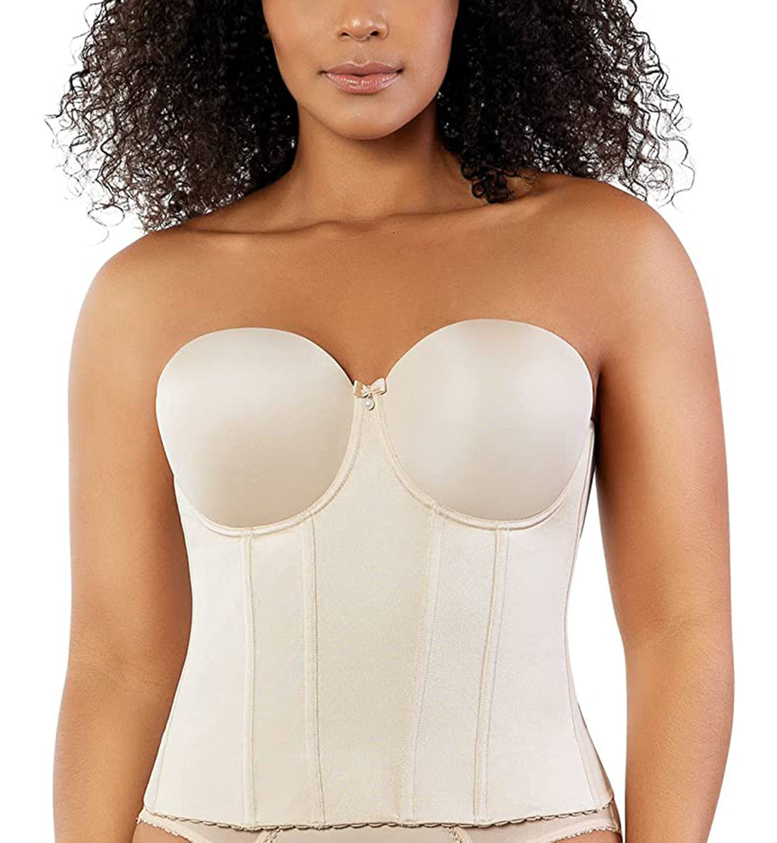 Parfait Elise Full Back Longline Smoothing Bustier (P6097),Small,Bare - Bare,Small