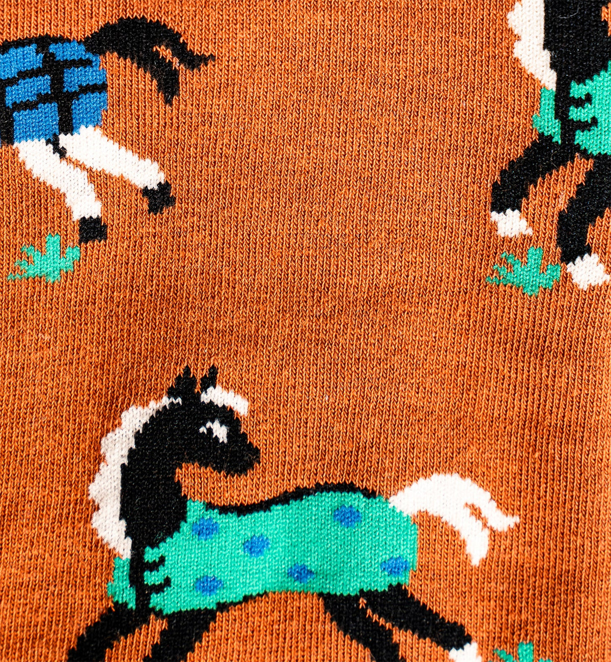 SOCK it to me Unisex Stretch-It Knee High Socks (S0187),Horses Keep Me Stable - Horses Keep Me Stable,One Size