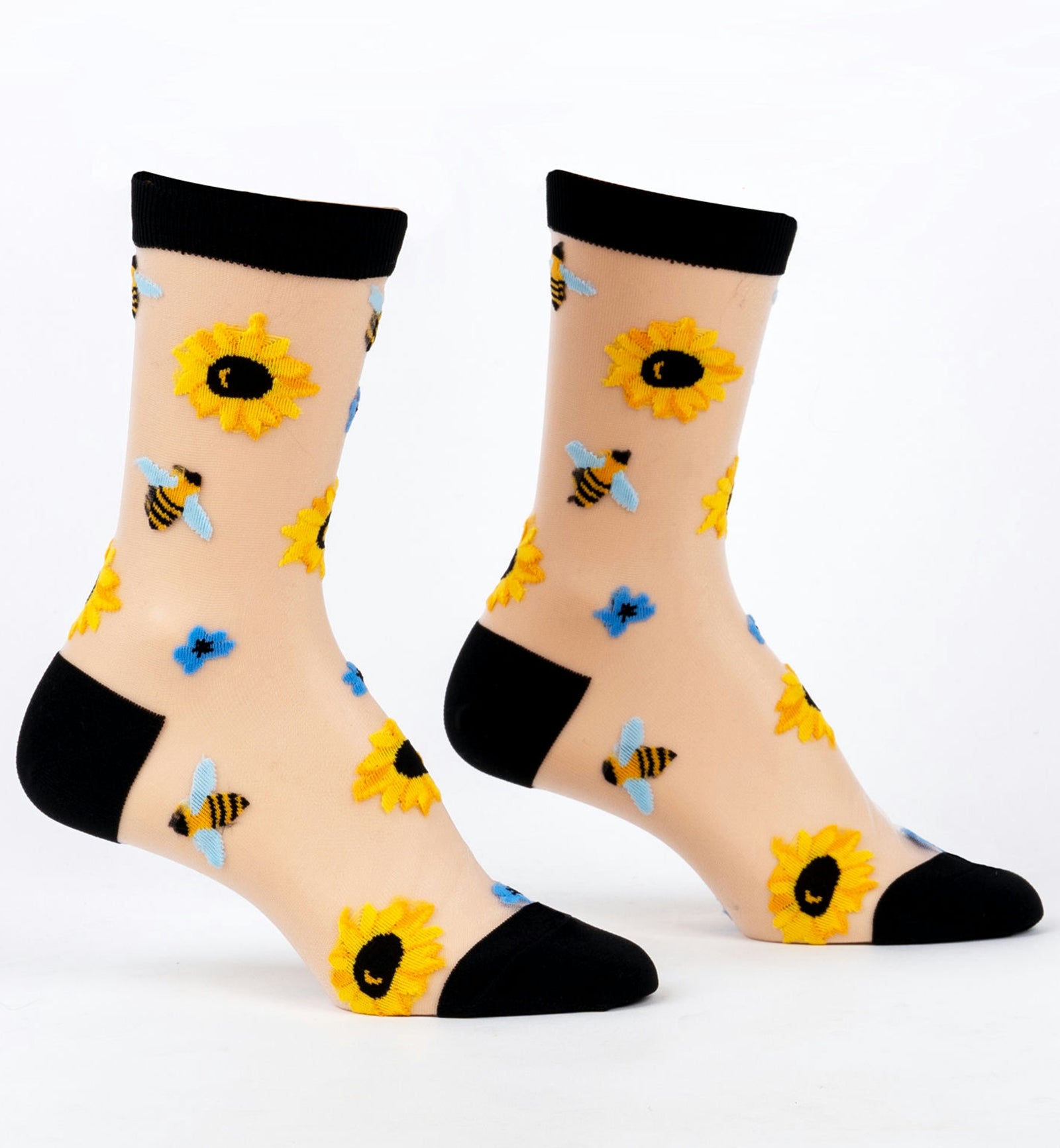 SOCK it to me Sheer Crew Socks (H0003),You Are My Sunshine - You Are My Sunshine,One Size