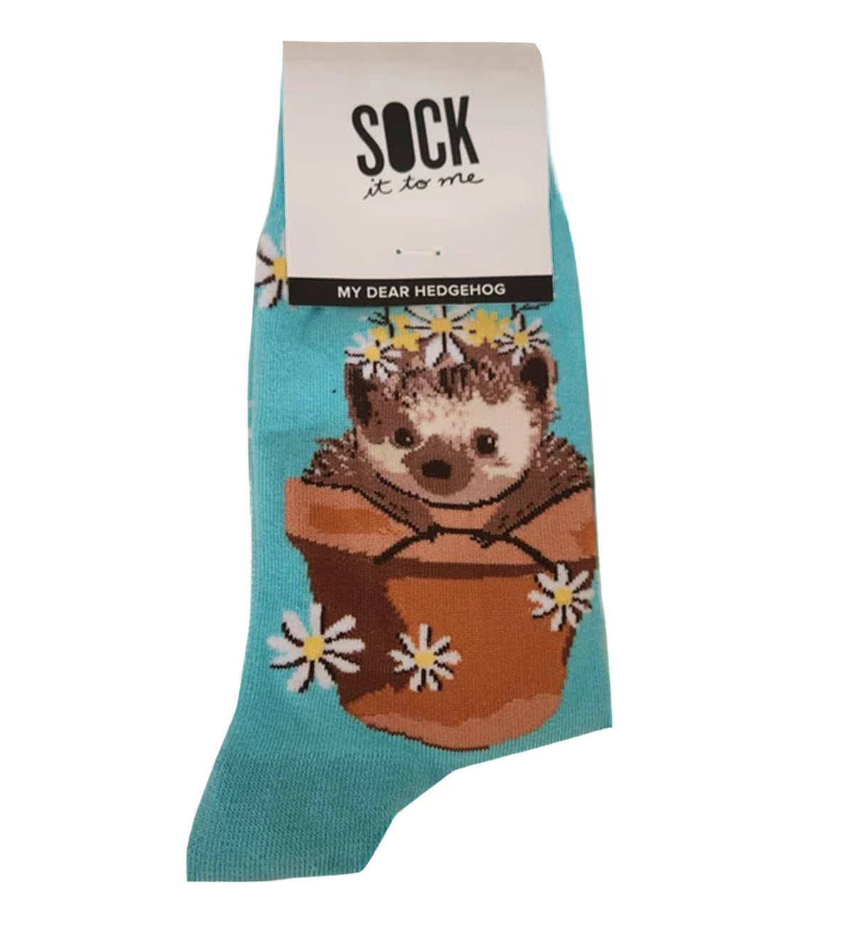 SOCK it to me Women's Crew Socks (w0356),My Dear Hedgehog - My Dear Hedgehog,One Size