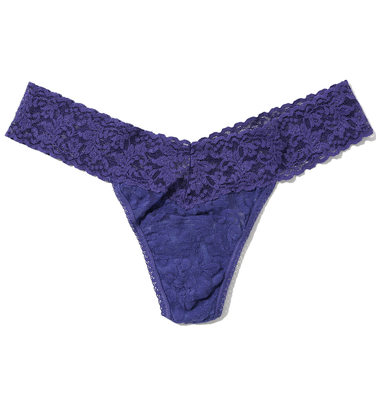 Hanky Panky Signature Lace Low Rise Thong (4911P),Deep Sleep - Deep Sleep,One Size