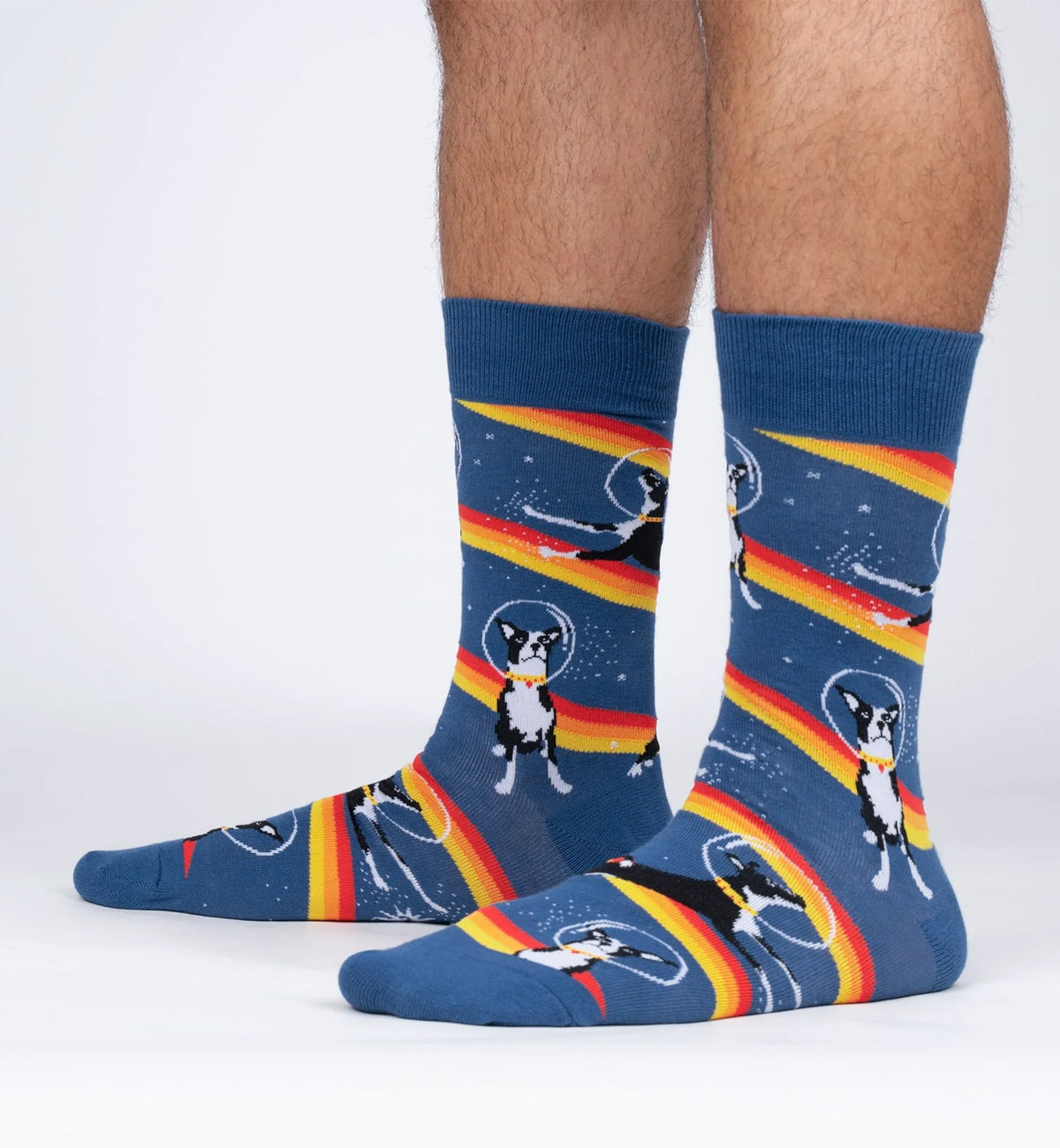 SOCK it to me Men's Crew Socks (mef0507),Astro Puppy - Astro Puppy,One Size