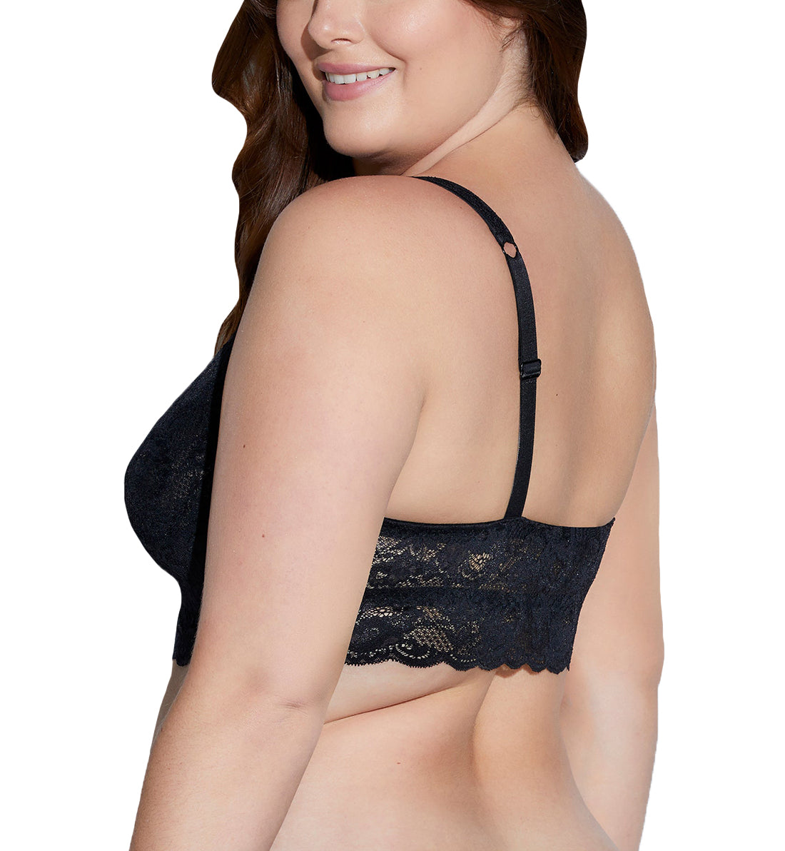 Cosabella Never Say Never Sweetie Plus Soft Bra (NEVER1301P),2X,Black - Black,2X
