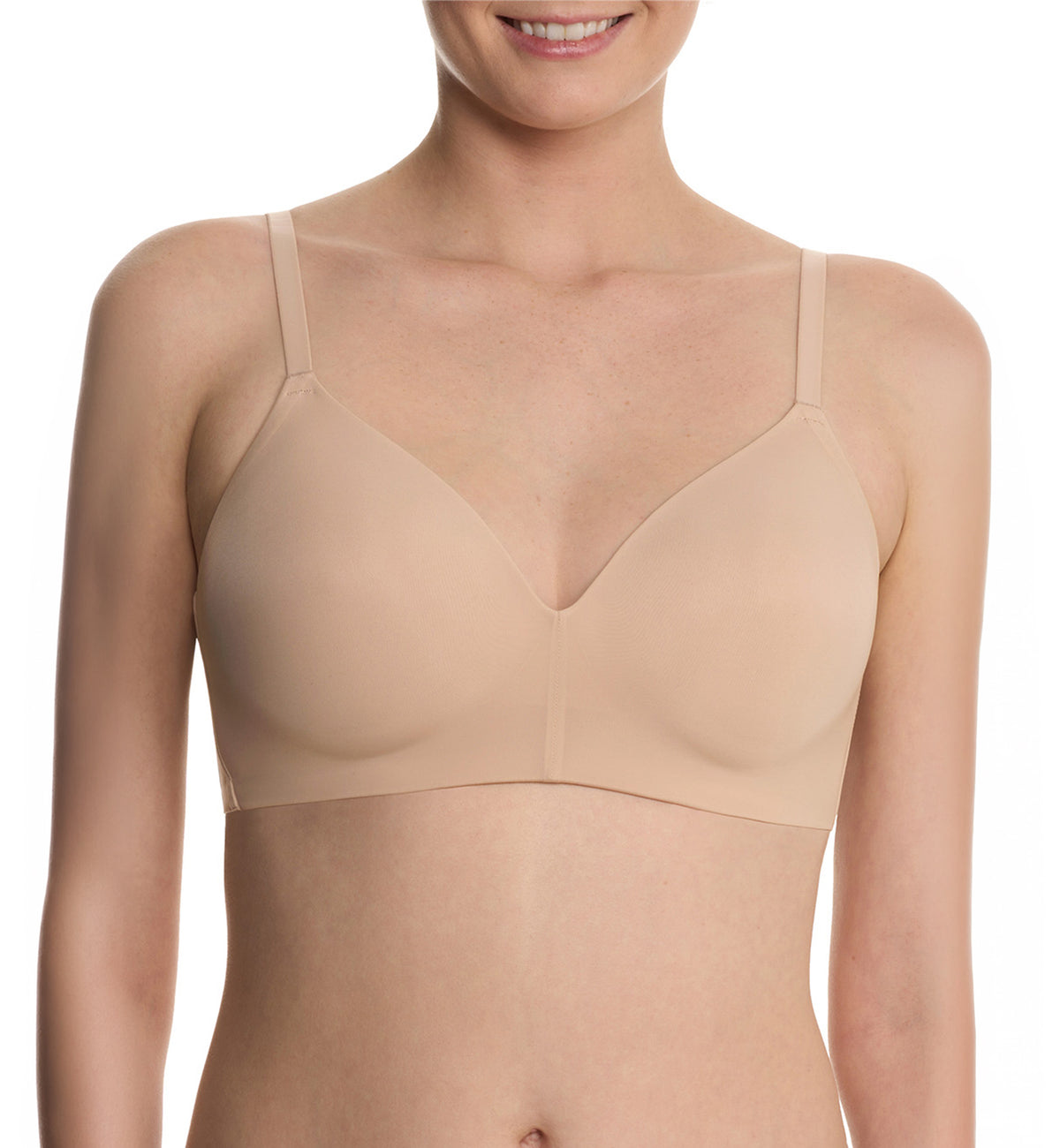 Natori Cloud Comfort Convertible Back Smoothing Wireless Bra (733338),30B,Light Mocha - Light Mocha,30B