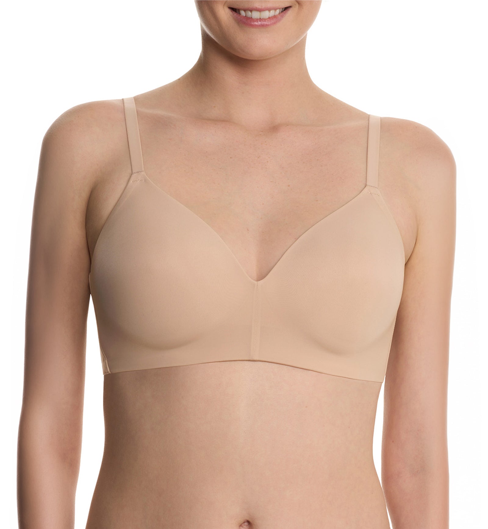 Natori Cloud Comfort Convertible Back Smoothing Wireless Bra (733338),30B,Light Mocha - Light Mocha,30B