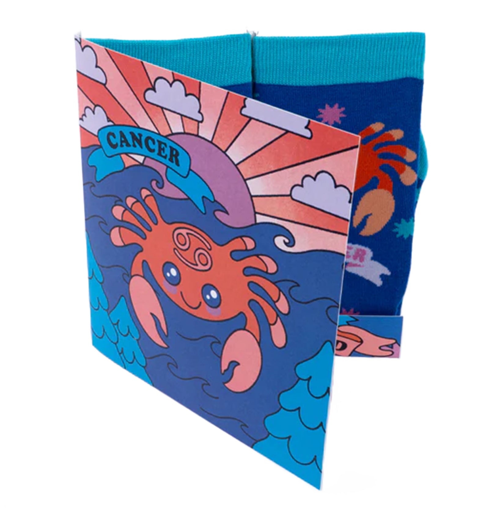 SOCK it to me Zodiac Gift Set (ZOD004),Cancer - Cancer,One Size