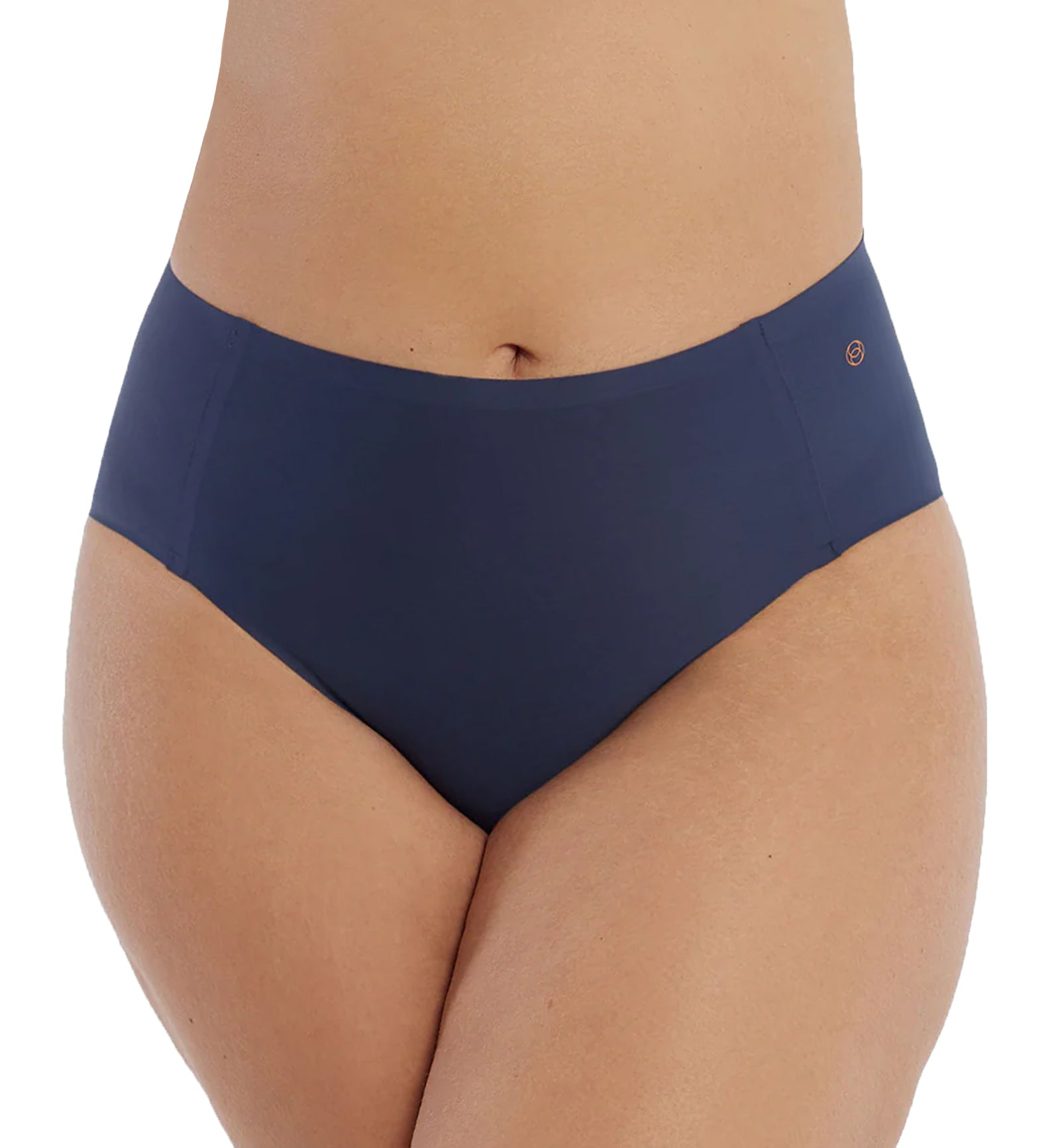 Evelyn & Bobbie High-Waisted Retro Bikini Panty (1704),US 0-14,Midnight Navy - Midnight Navy,US 0-14