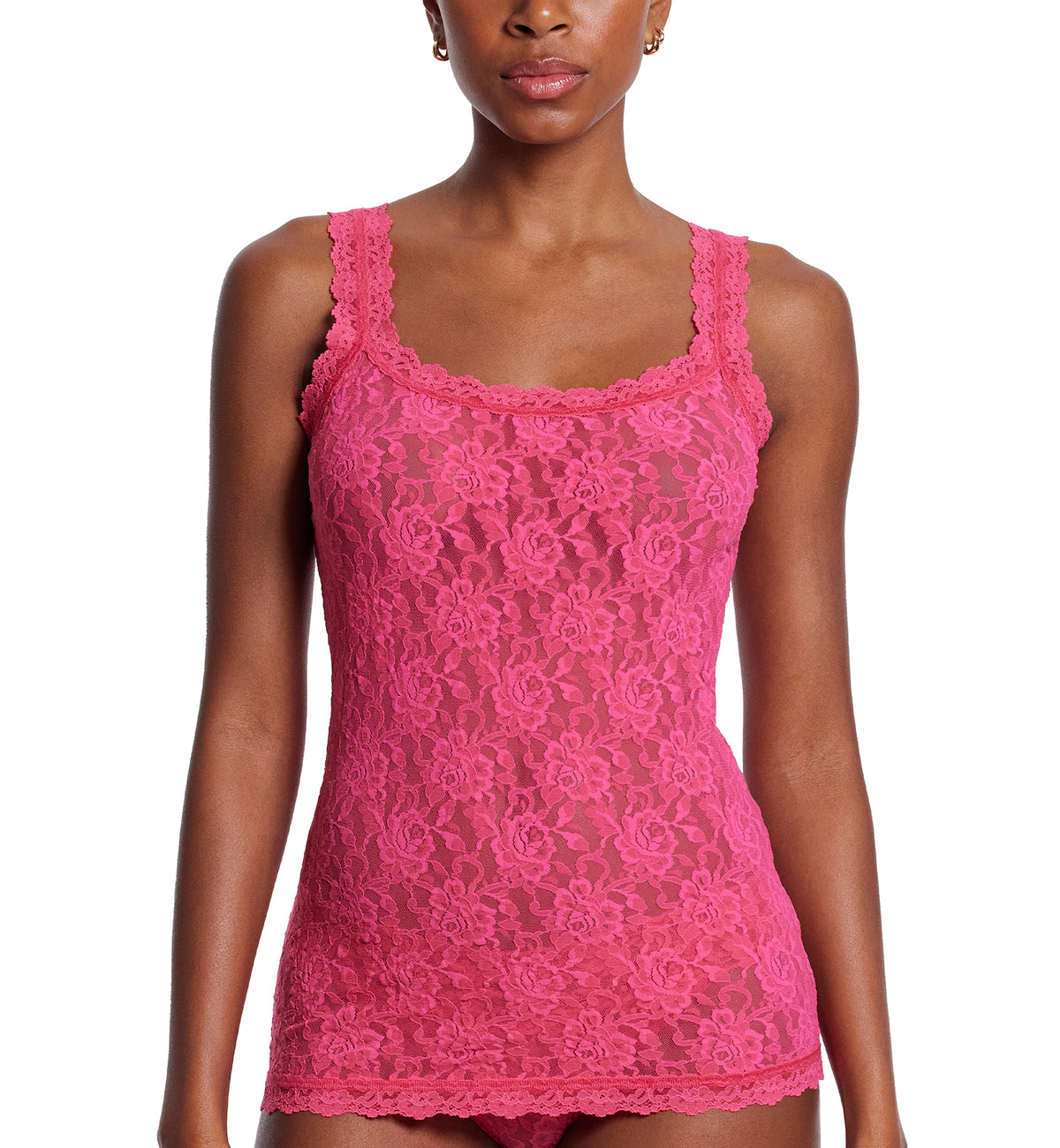Hanky Panky Signature Lace Unlined Camisole (1390LP),XS,Morning Glory - Morning Glory,XS