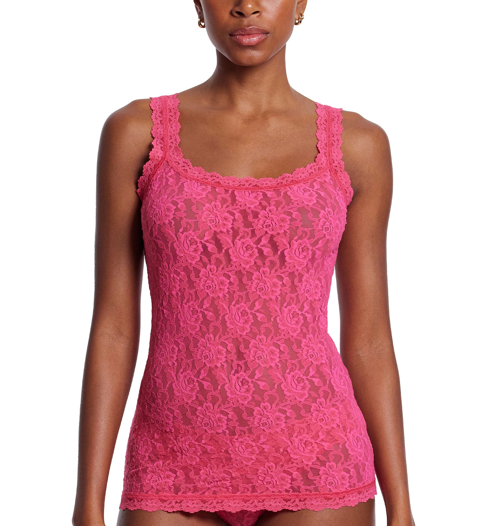 Hanky Panky Signature Lace Unlined Camisole (1390LP),XS,Morning Glory - Morning Glory,XS