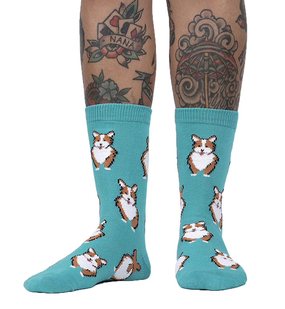 SOCK it to me Women's Crew Socks (W0381),Nothin' Butt Corgis - Nothin' Butt Corgis,One Size