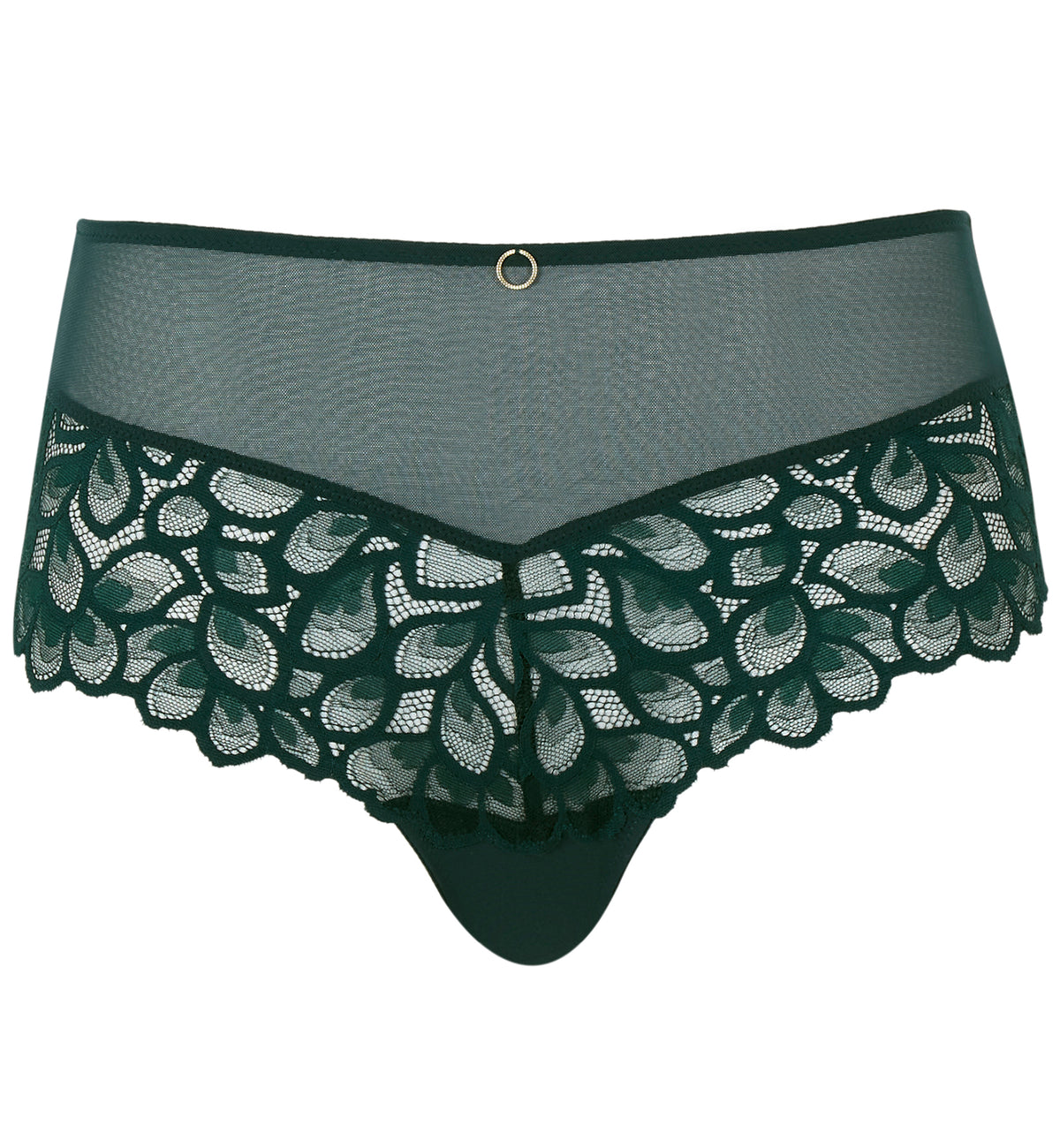 Panache Allure Deep Brief (10764),Small,Forest Green - Forest Green,Small