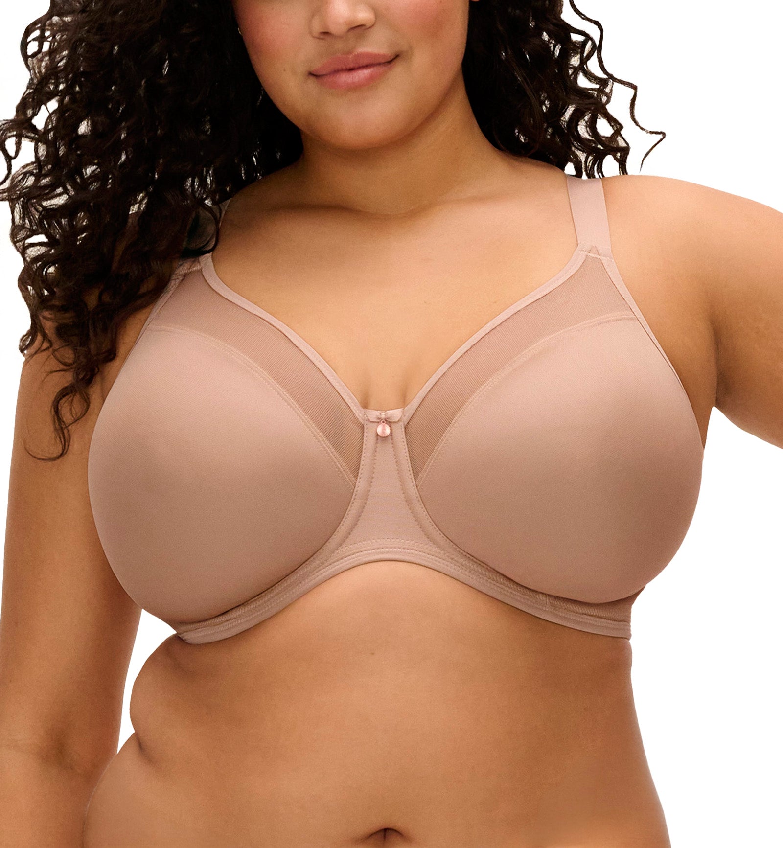 Elomi Smooth Unlined Underwire Molded Bra (4301),32GG,Sahara - Sahara,32GG