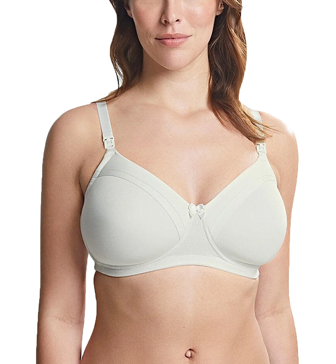 Royce Maisie Cotton Lined NURSING Non-wire Bra (1391),32D,Ivory - Ivory,32D