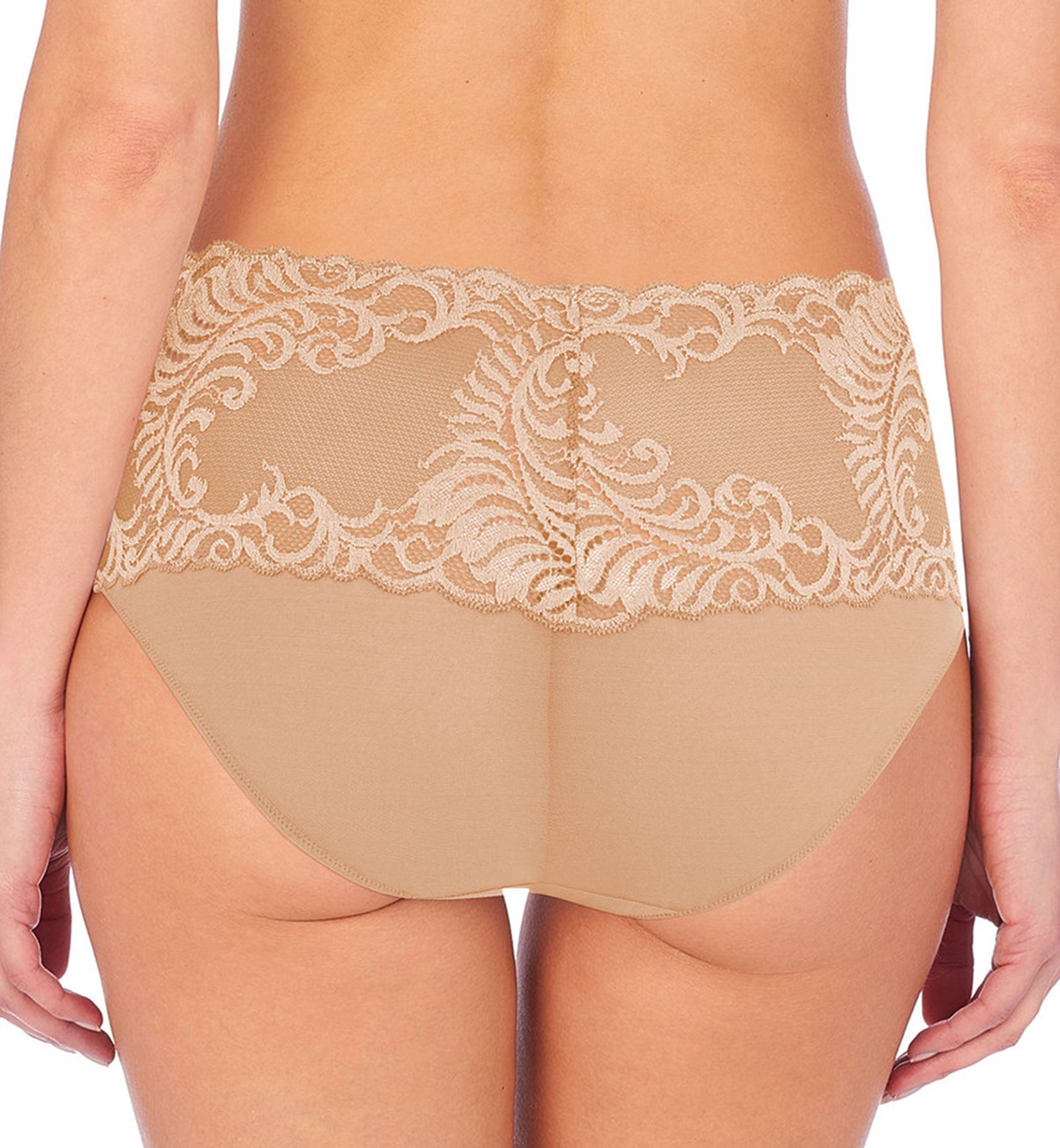 Natori Bliss Girl Brief Panty (756023),Small,Cafe - Cafe,Small