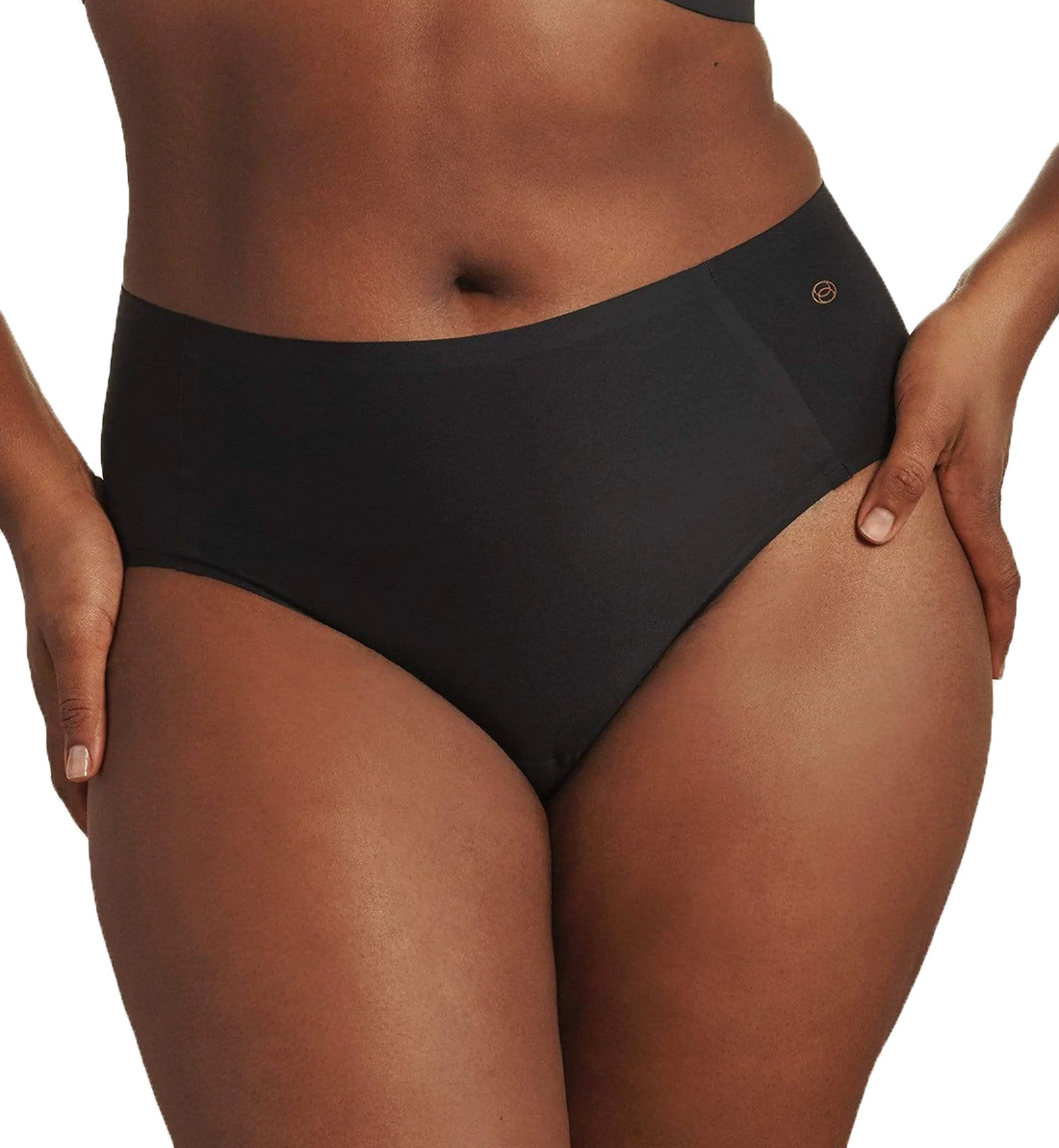 Evelyn & Bobbie High-Waisted Retro Bikini Panty (1704),US 0-14,Black - Black,US 0-14