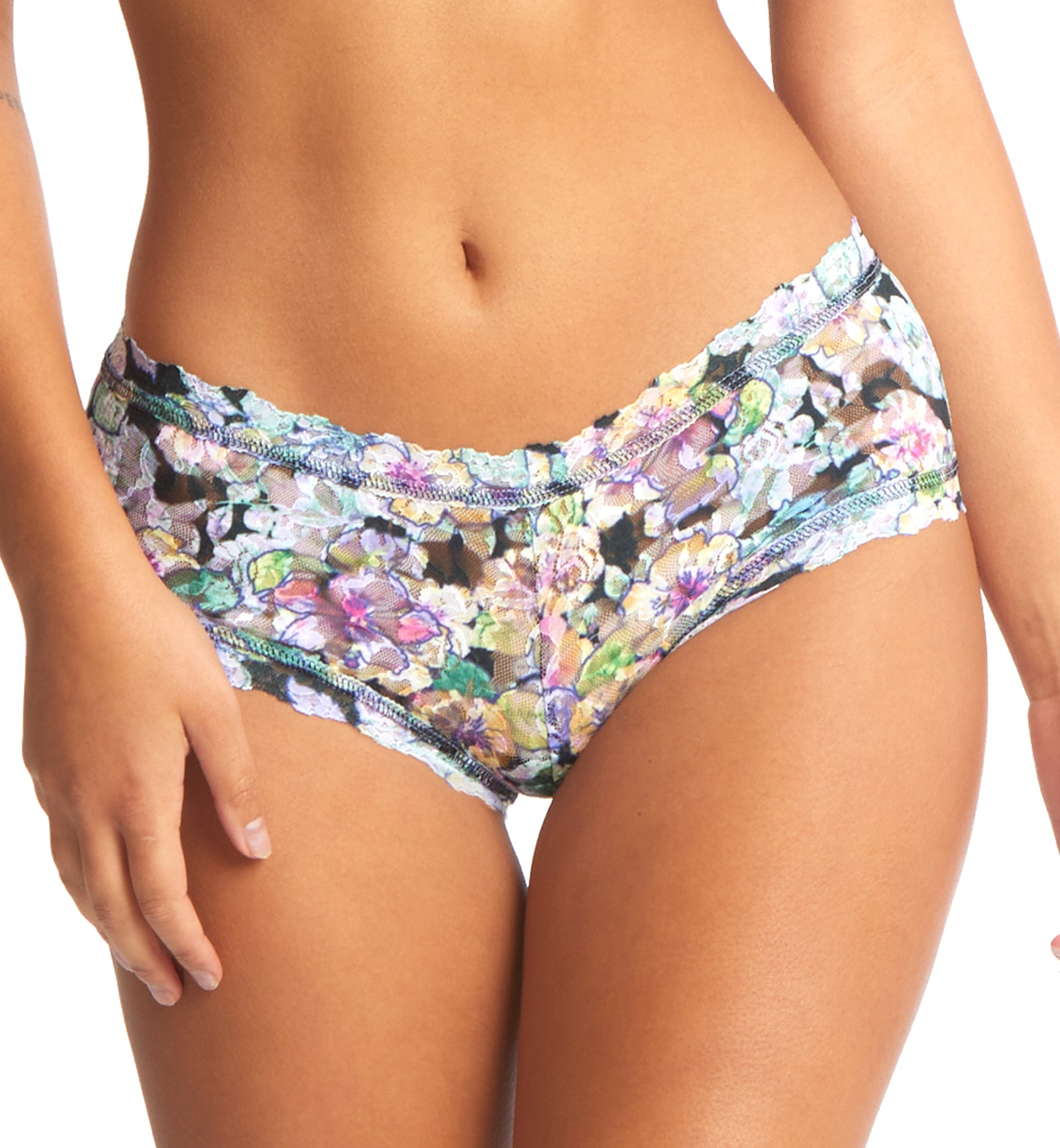 Hanky Panky Signature Lace Printed Boyshort (PR4812P),XS,Fantasy Fiction - Fantasy Fiction,XS