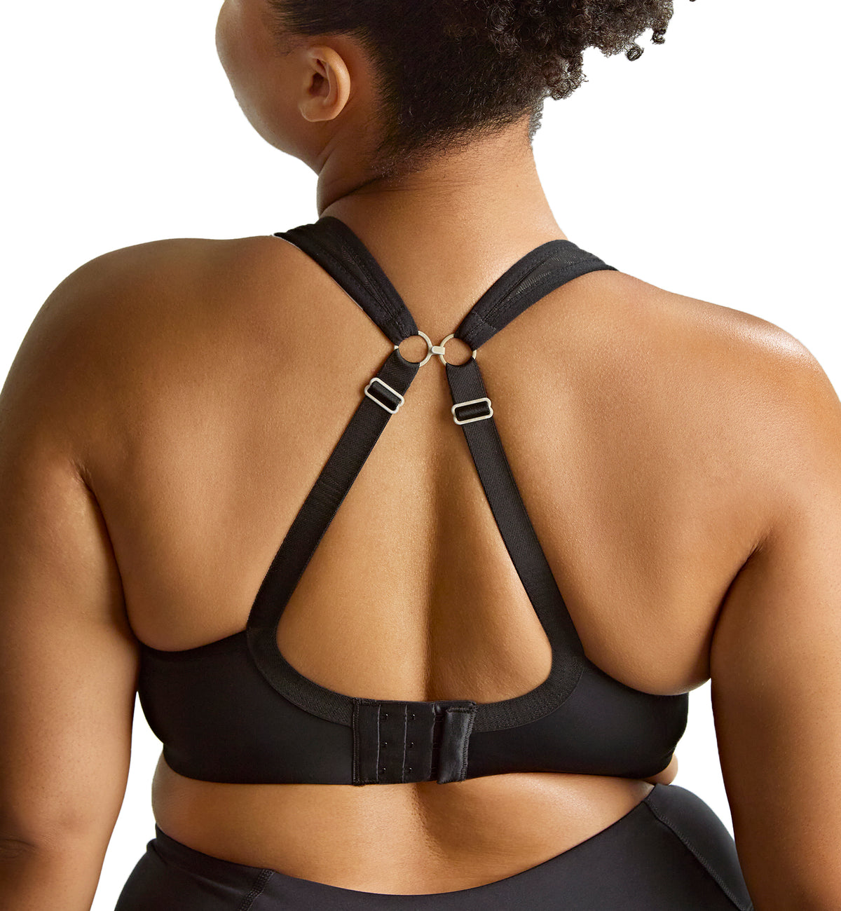 Sculptresse by Panache Activate Non-padded Underwire Sports Bra (9441),34F,Black/Chalk - Black/Chalk,34F