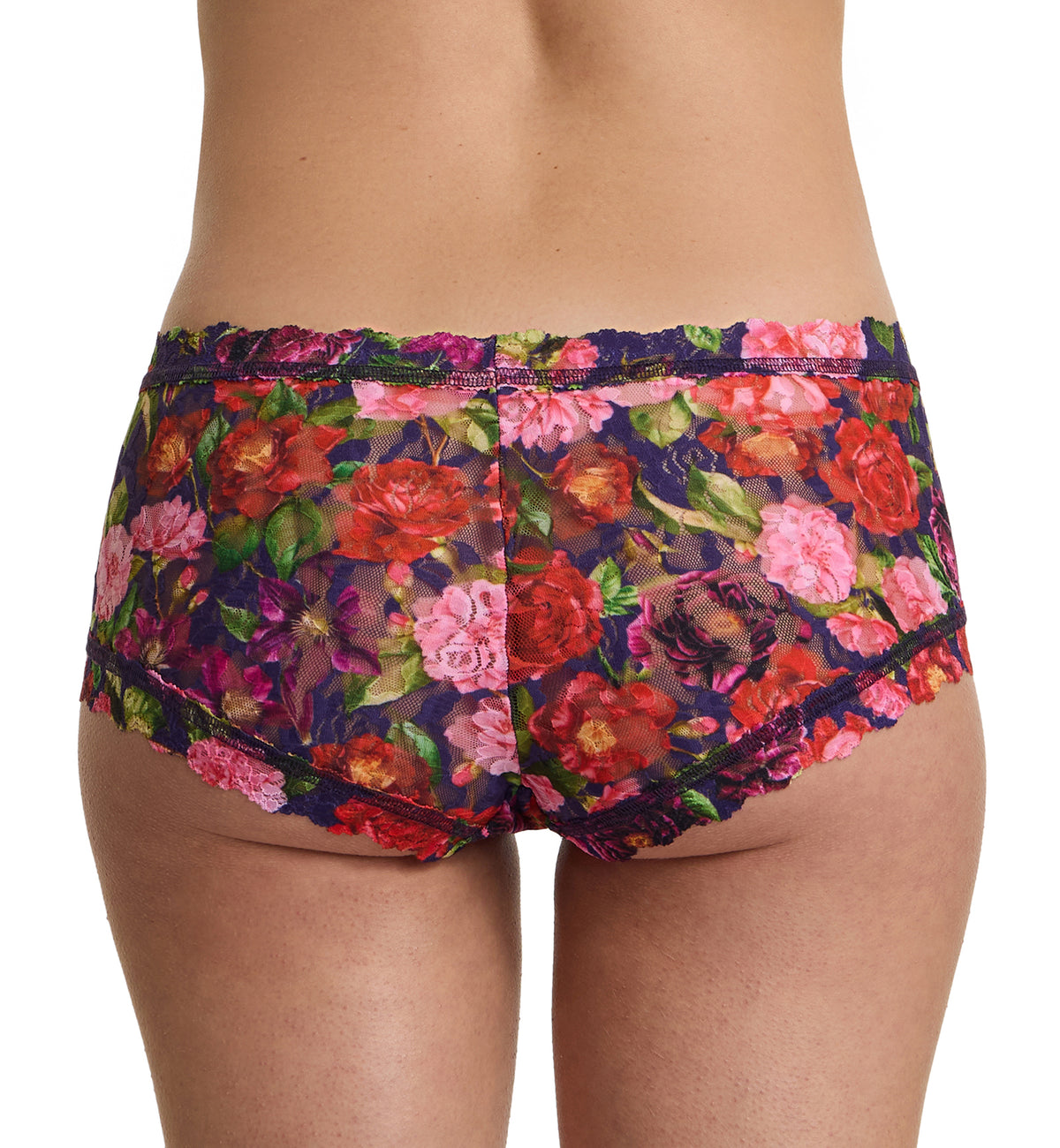 Hanky Panky Signature Lace Printed Boyshort (PR4812P),XS,Winters Tale - Winters Tale,XS