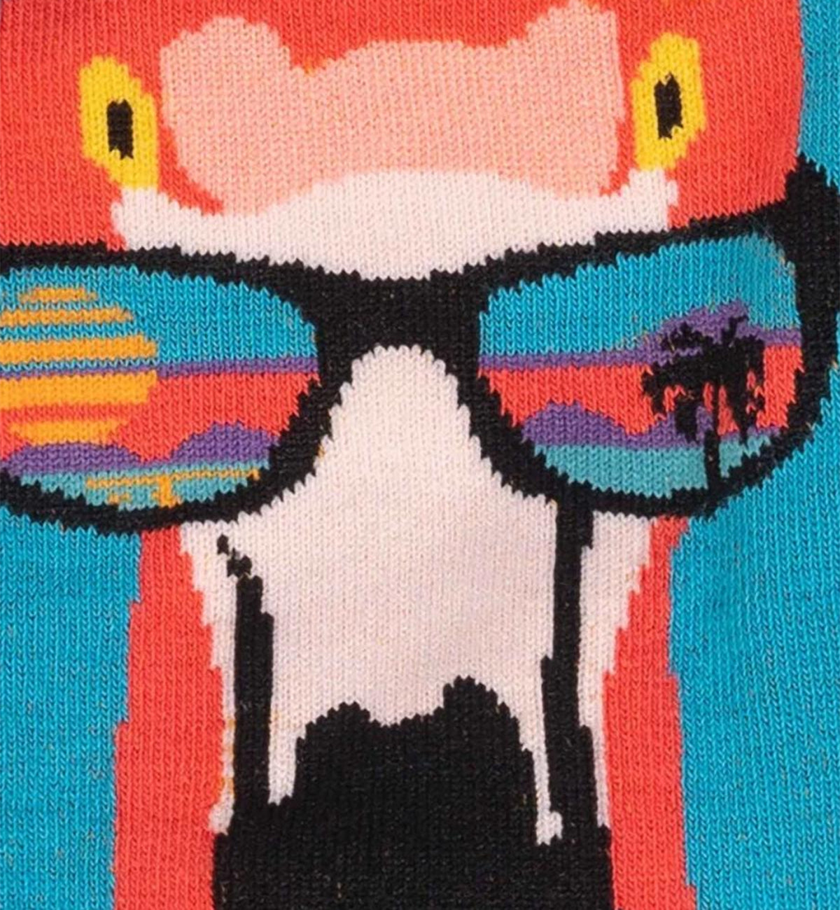 SOCK it to me Unisex Knee High Socks (f0506),Ready To Flamingle - Ready To Flamingle,One Size