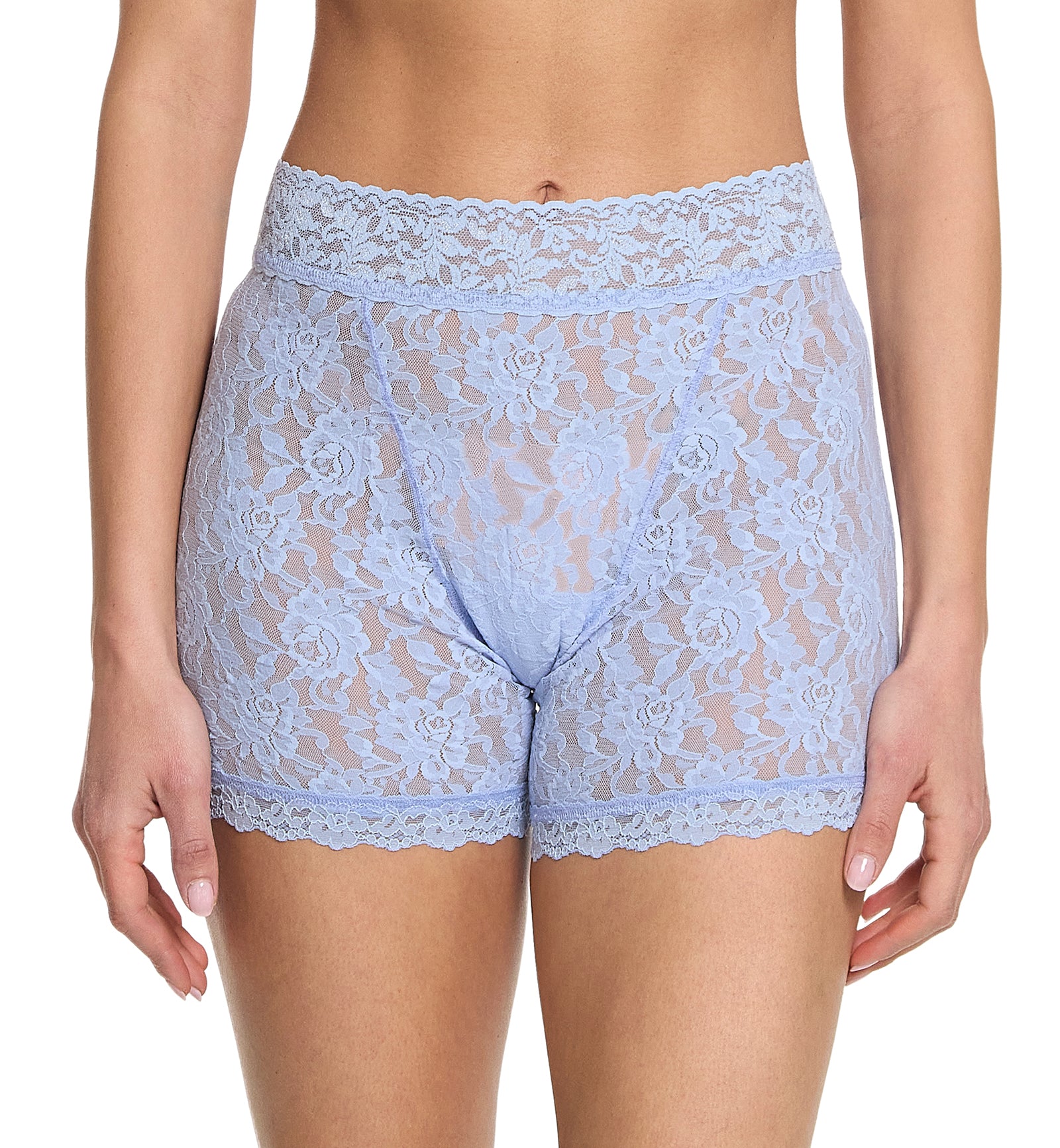 Hanky Panky Signature Lace Boxer Brief (481254),XS,Clarity - Clarity,XS