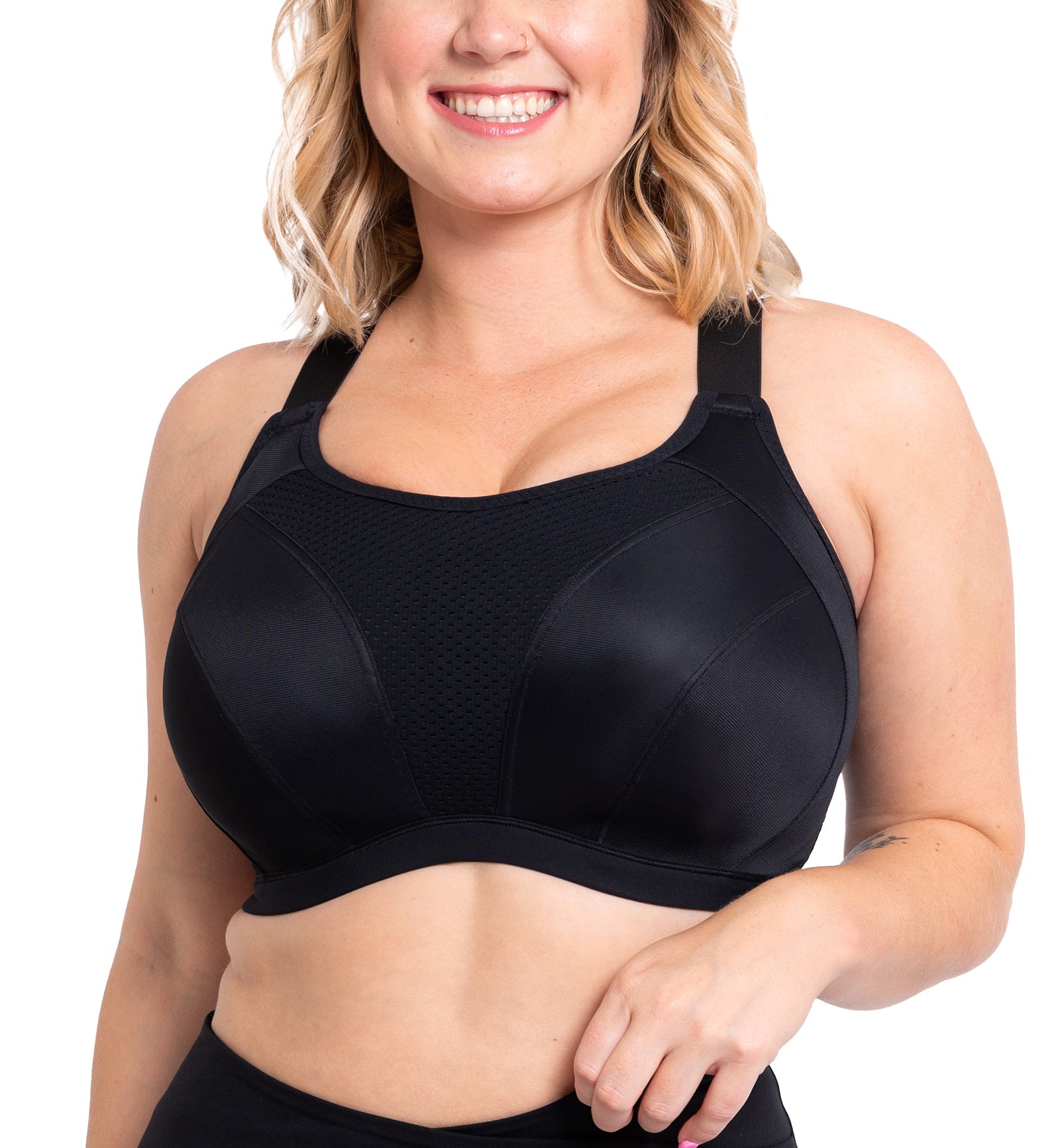 Curvy Kate Everymove Underwire Sports Bra (CK043113),30F,Black - Black,30F