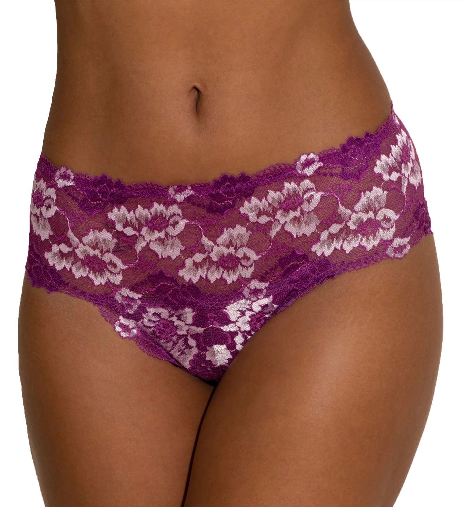 Cosabella Savona High Waist Brief Panty (SAVON0562),Small,Swiss Beet/White - Swiss Beet/White,Small