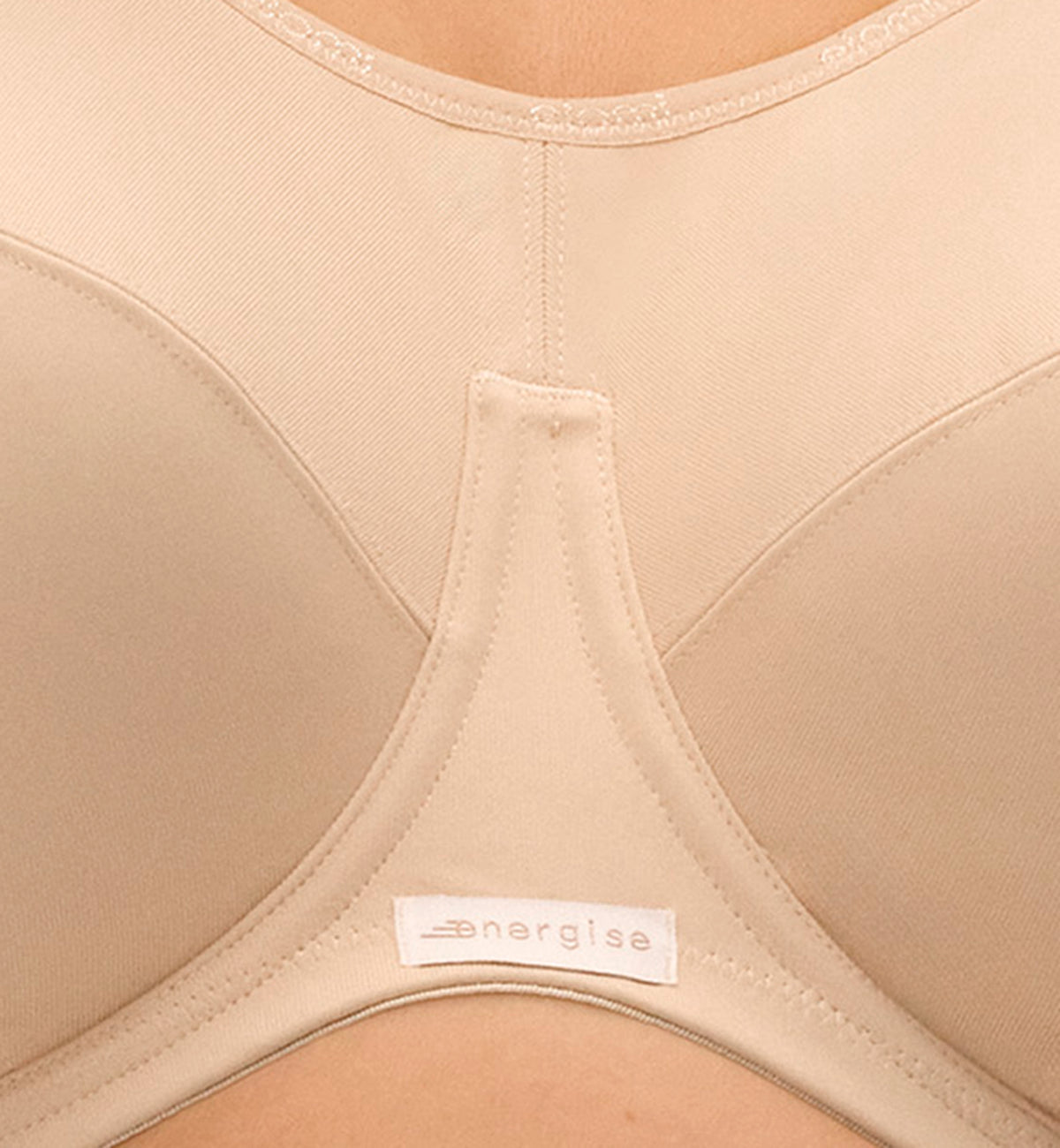 Elomi Energise J-Hook Underwire Sports Bra (8041),32GG,Nude - Nude,32GG