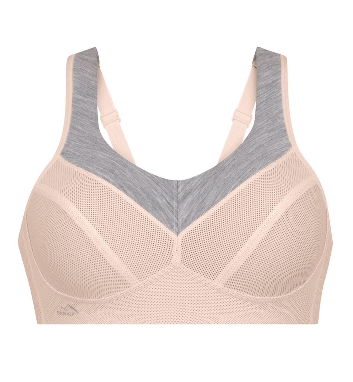 Anita PanAlp Wool Firm Support Softcup Sports Bra (5555),32A,Smart Rose/Melange - Smart Rose/Melange,32A