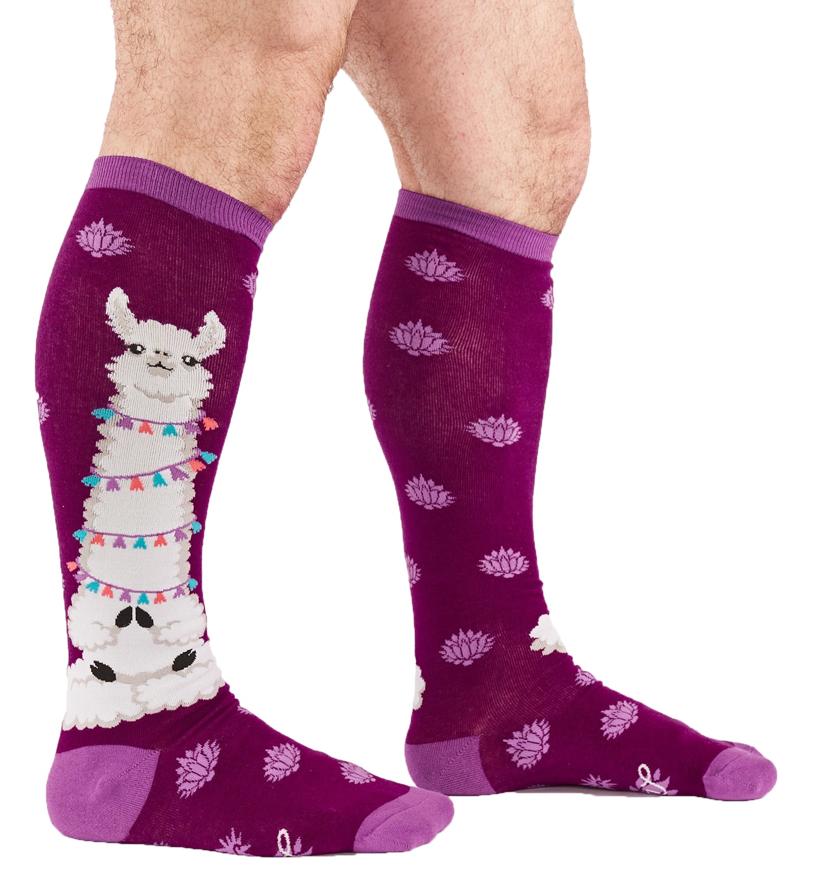 SOCK it to me Unisex Stretch-It Knee High Socks (S0195),Llamaste - Llamaste,One Size