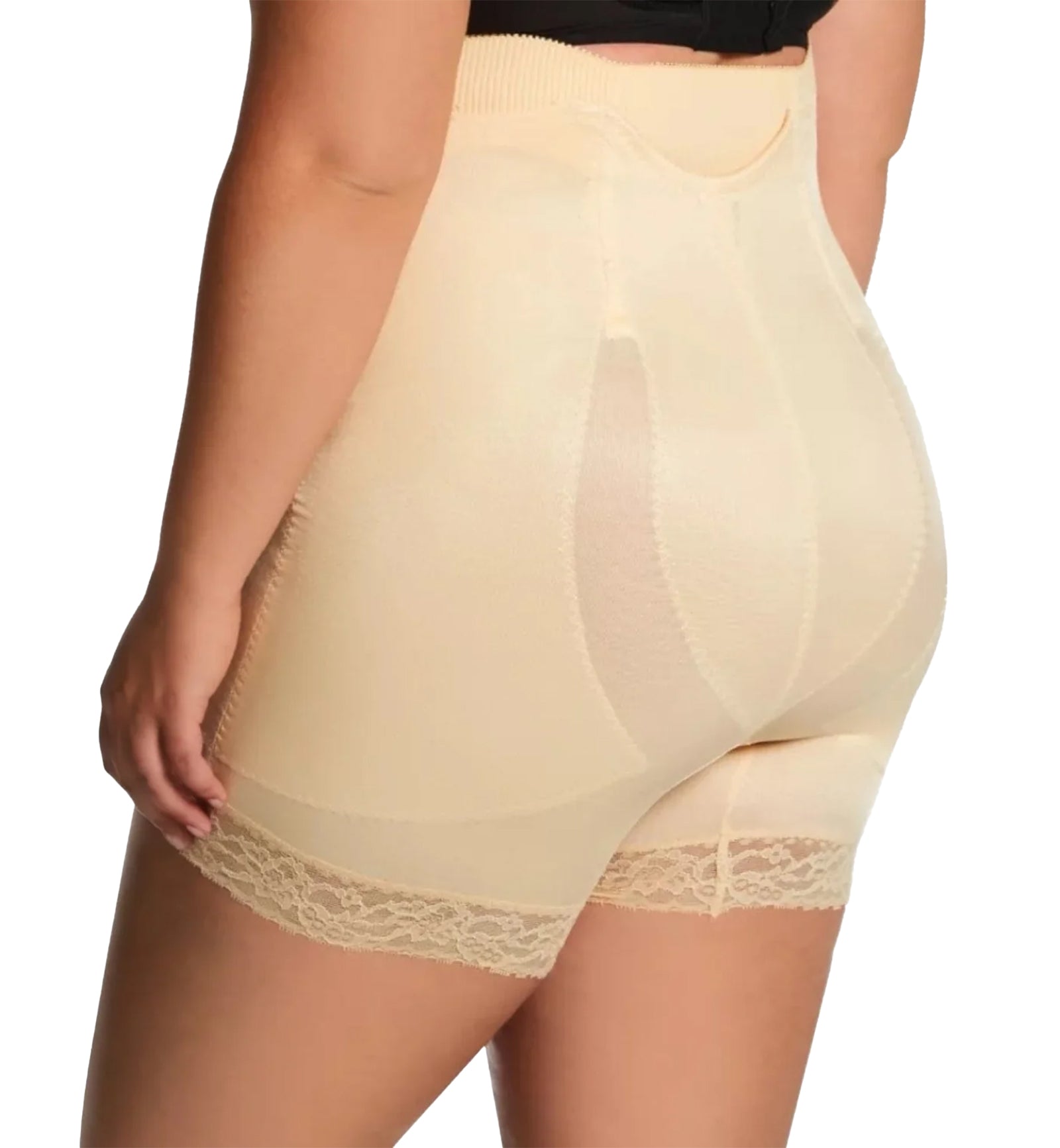 Rago Medium Control High Waist Long Leg Shaper (6206),Small,Beige - Beige,Small