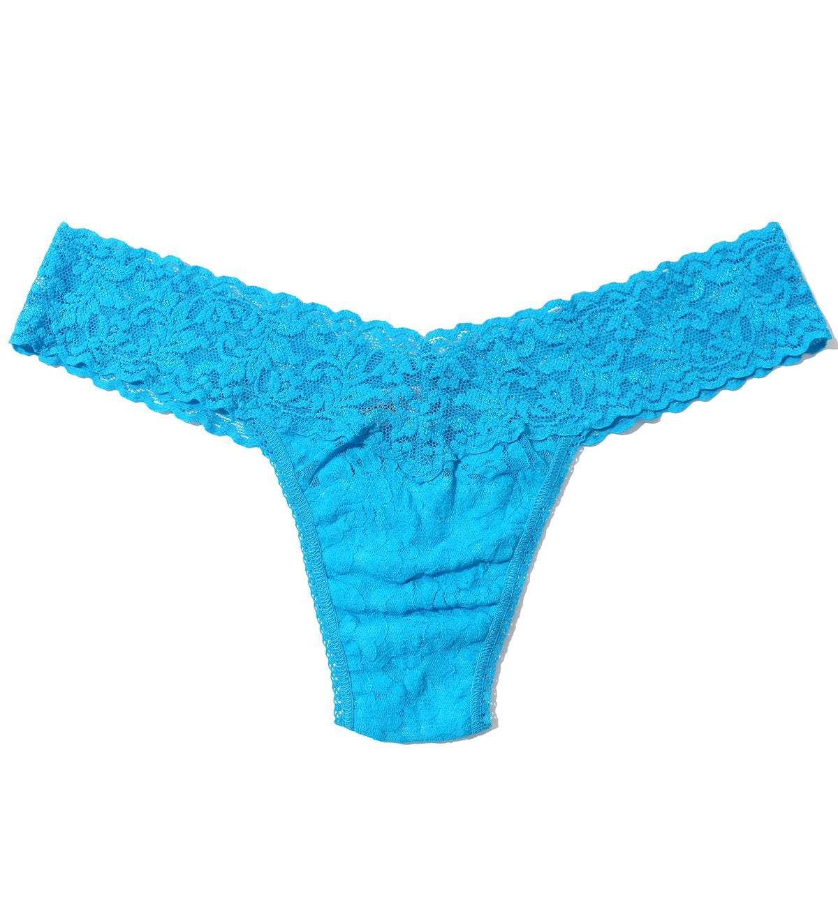 Hanky Panky Signature Lace Low Rise Thong (4911P),Ocean Eyes - Ocean Eyes,One Size