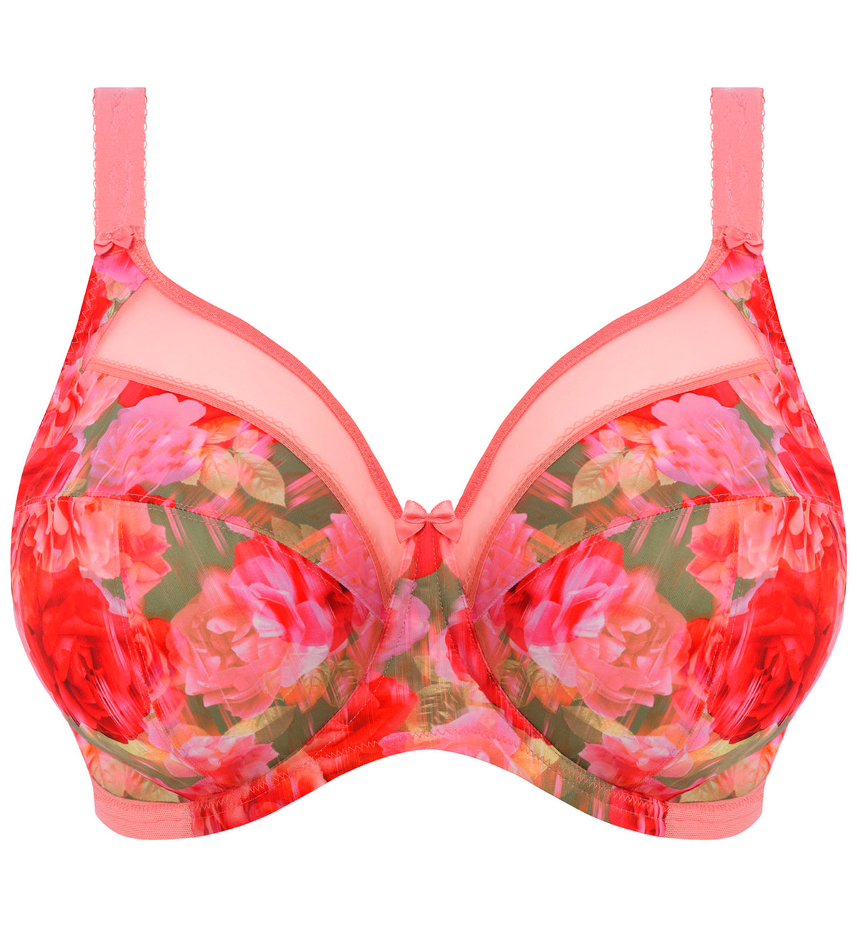 Goddess Kayla Support Underwire Bra (6162),34I,Rose Garden - Rose Garden,34I