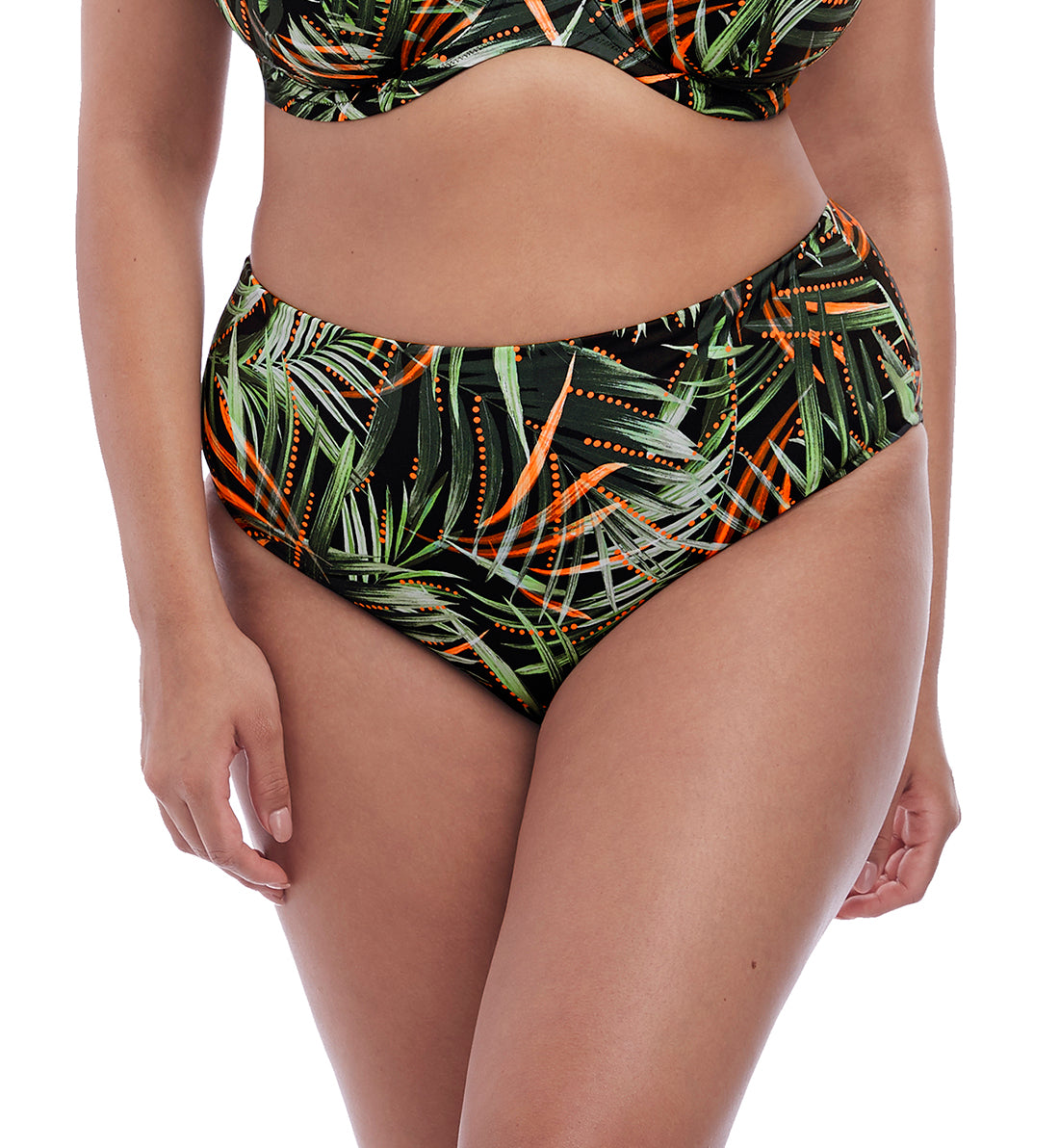 Elomi Swimwear Savaneta Black Tropical Plunge Bikini Top 801302 – The Bra  Genie