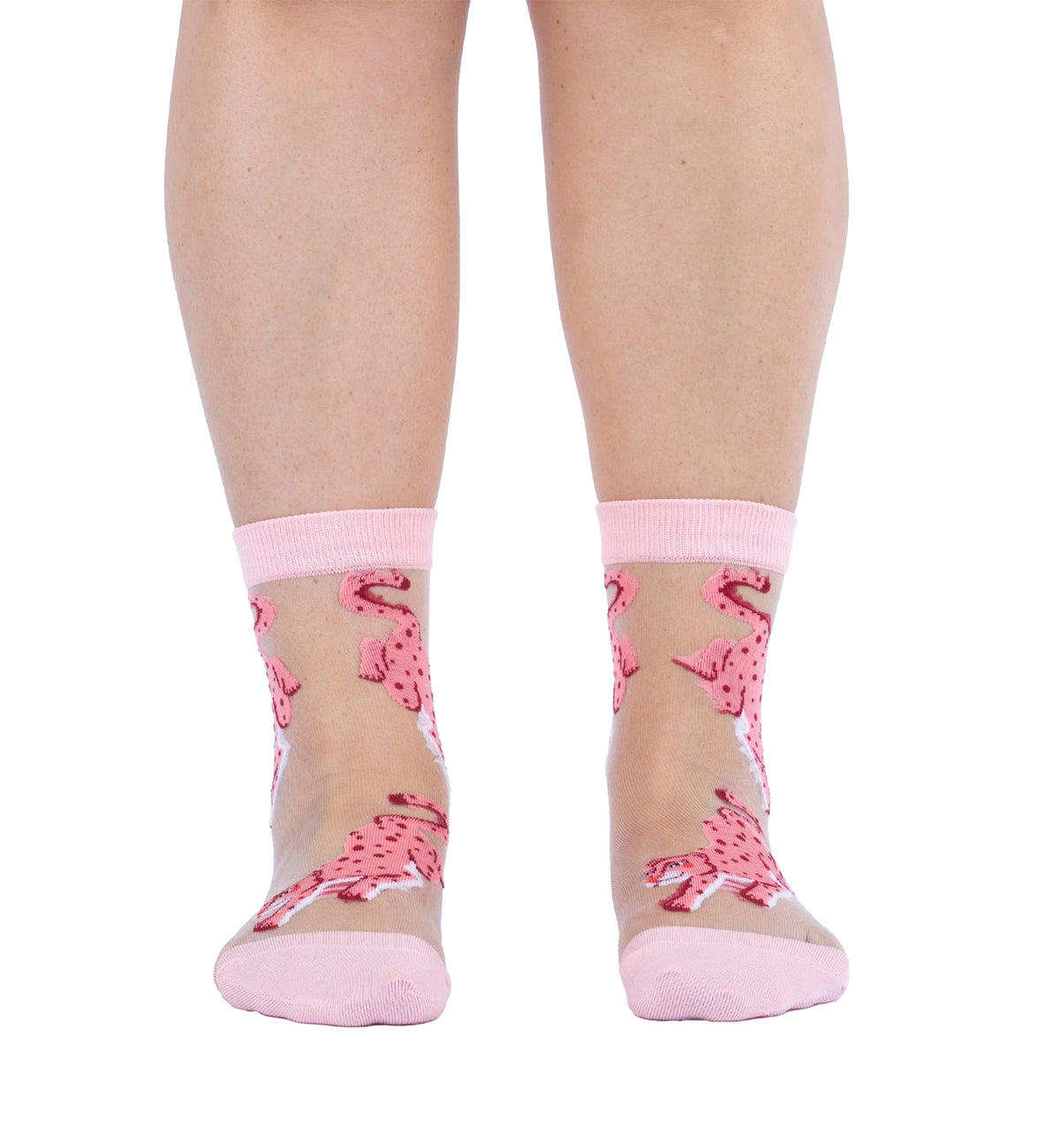 SOCK it to me Sheer Crew Socks (H0033),I've Been Spotted - I've Been Spotted,One Size