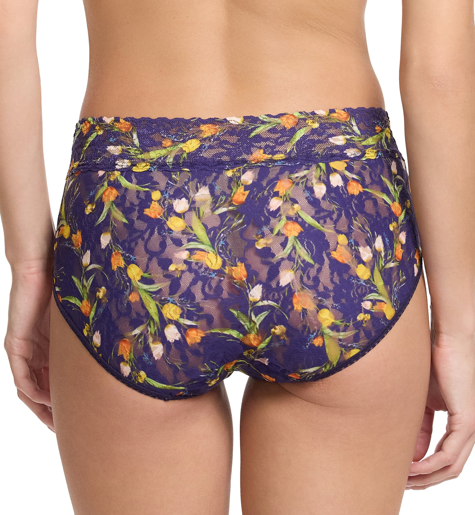 Hanky Panky Signature Lace Printed French Brief (PR461),Small,Central Park - Central Park,Small