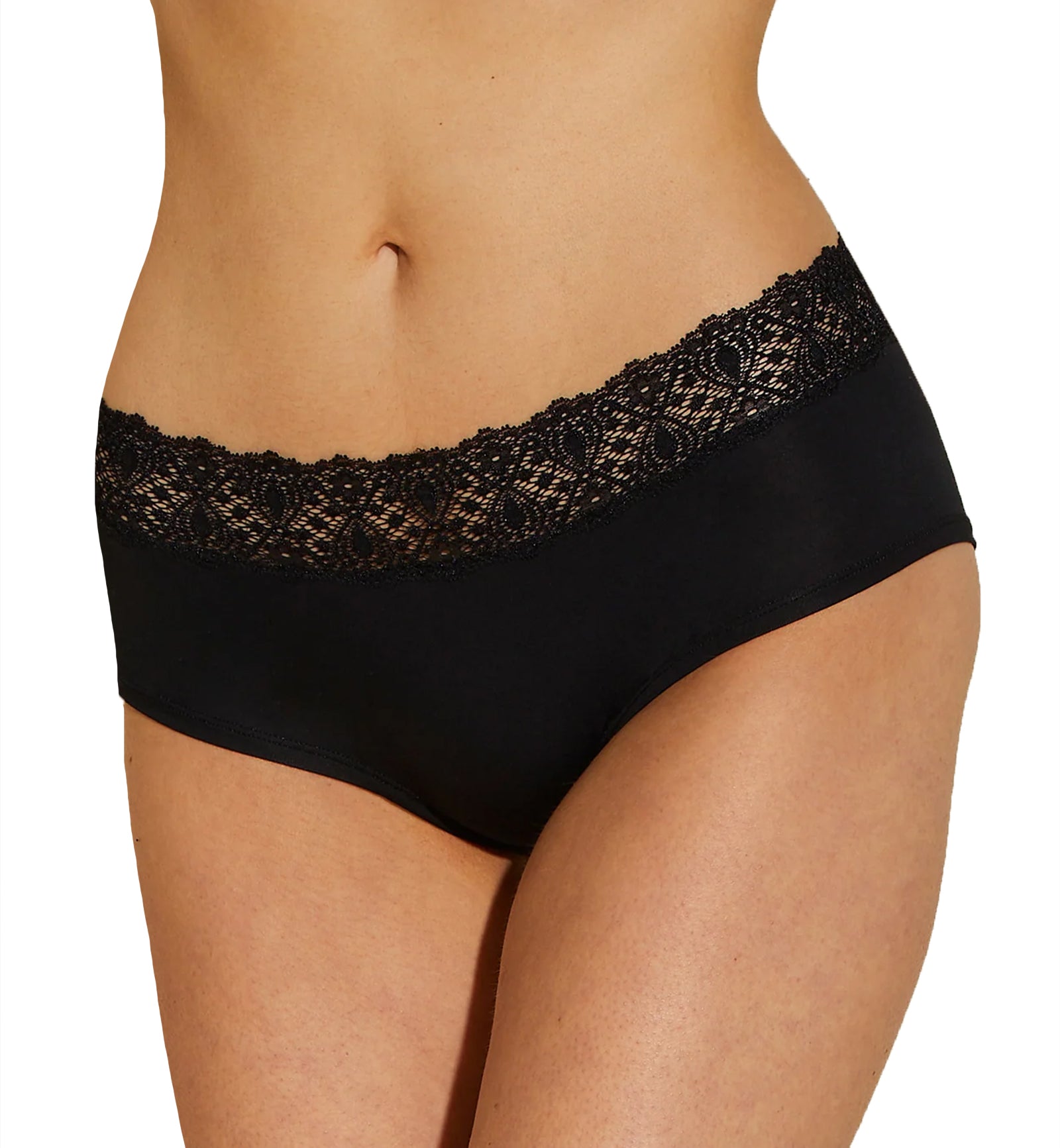 Cosabella Giulia Modal Low Rise Hotpant (GIULA0721),Medium,Black - Black,Medium