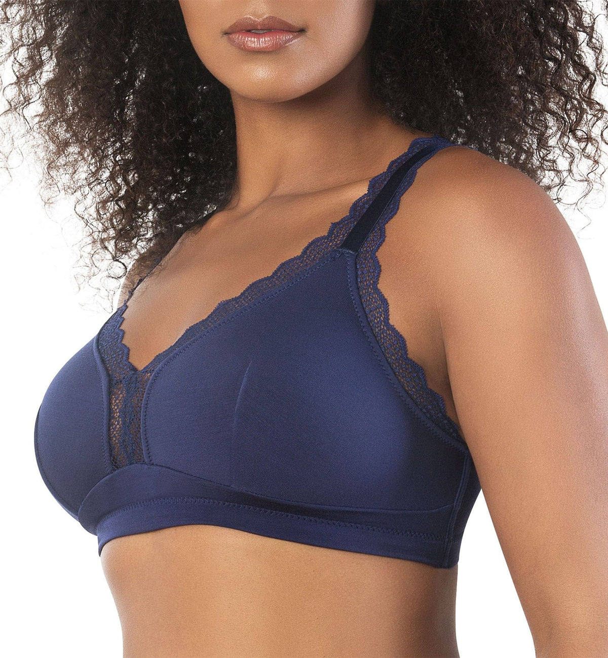 Parfait Dalis Soft Modal Bralette with J-Hook (5641),30D,Navy - Navy,30D