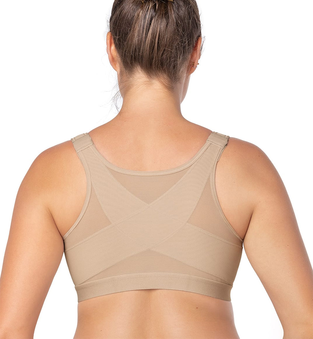 Leonisa Molded Post Surgery and Posture Corrector Bra (011473)- Nude -  Breakout Bras