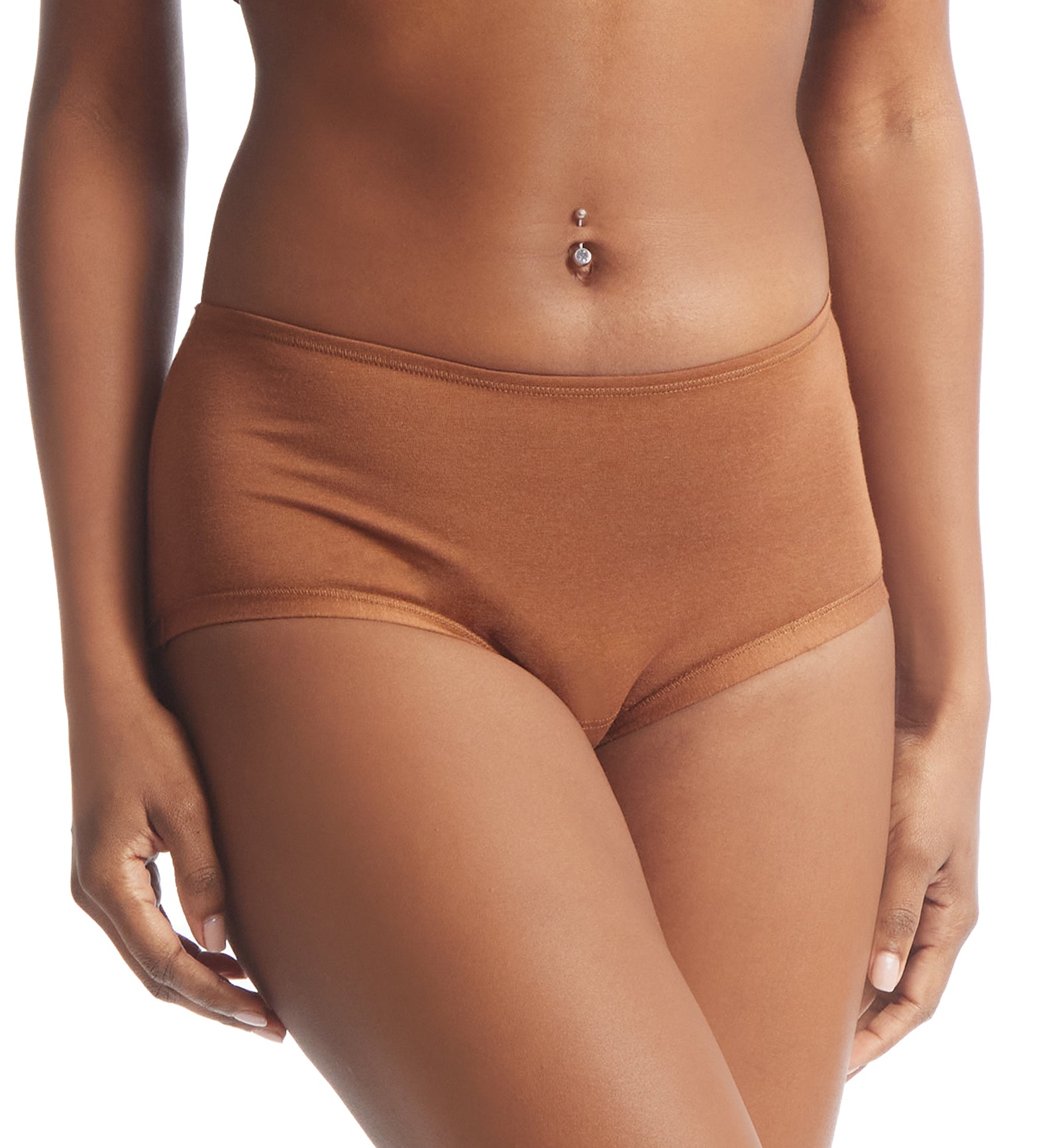 Hanky Panky Play Cotton Boyshort (721284),XS/S,Macchiato - Macchiato,XS/S