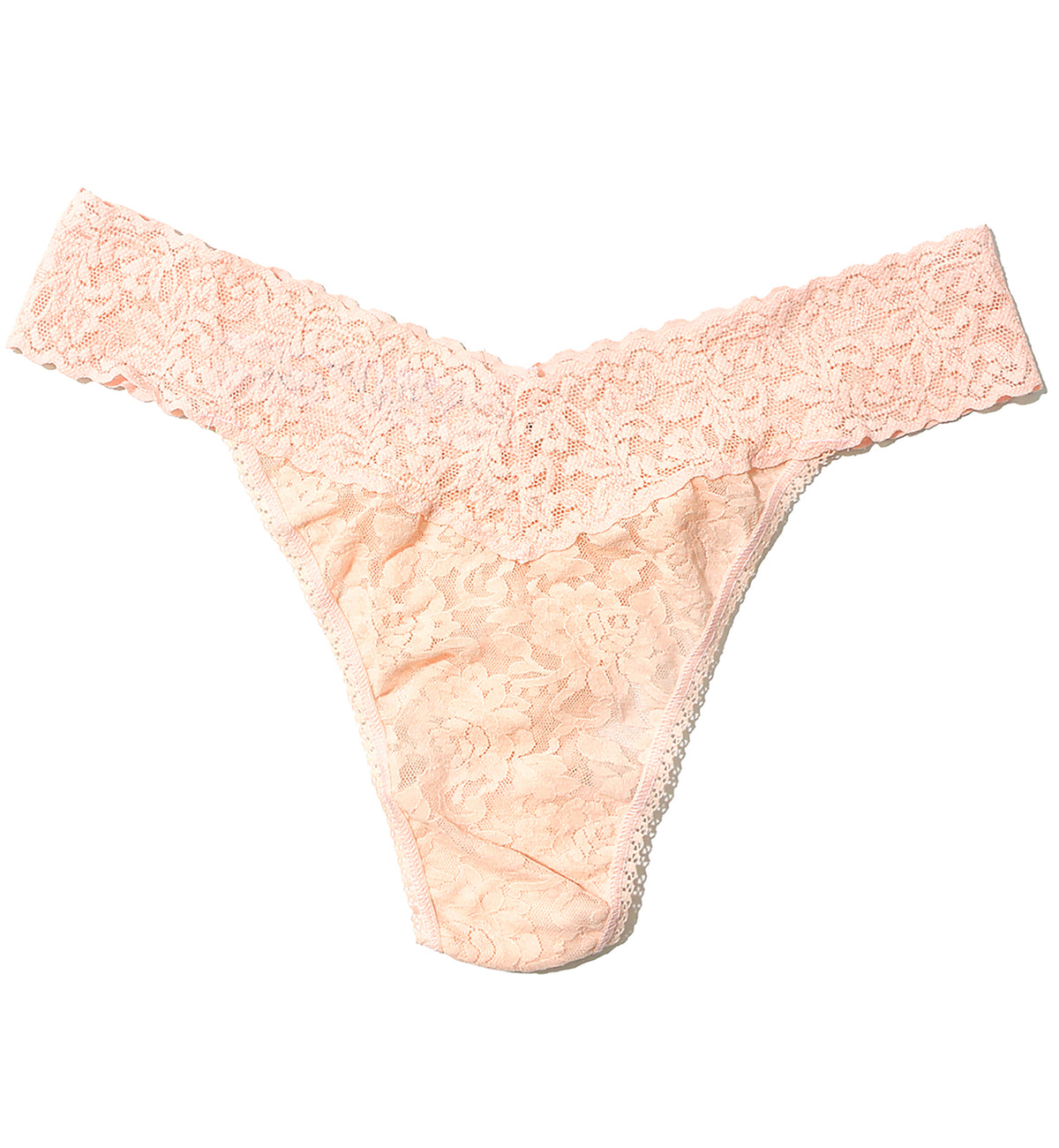 Hanky Panky Signature Lace Original Rise Thong (4811P),Vanilla - Vanilla,One Size