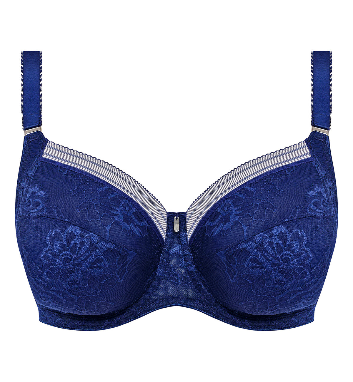 Fantasie Fusion Lace Full Cup Side Support Underwire Bra (102301),30F,French Navy - French Navy,30F