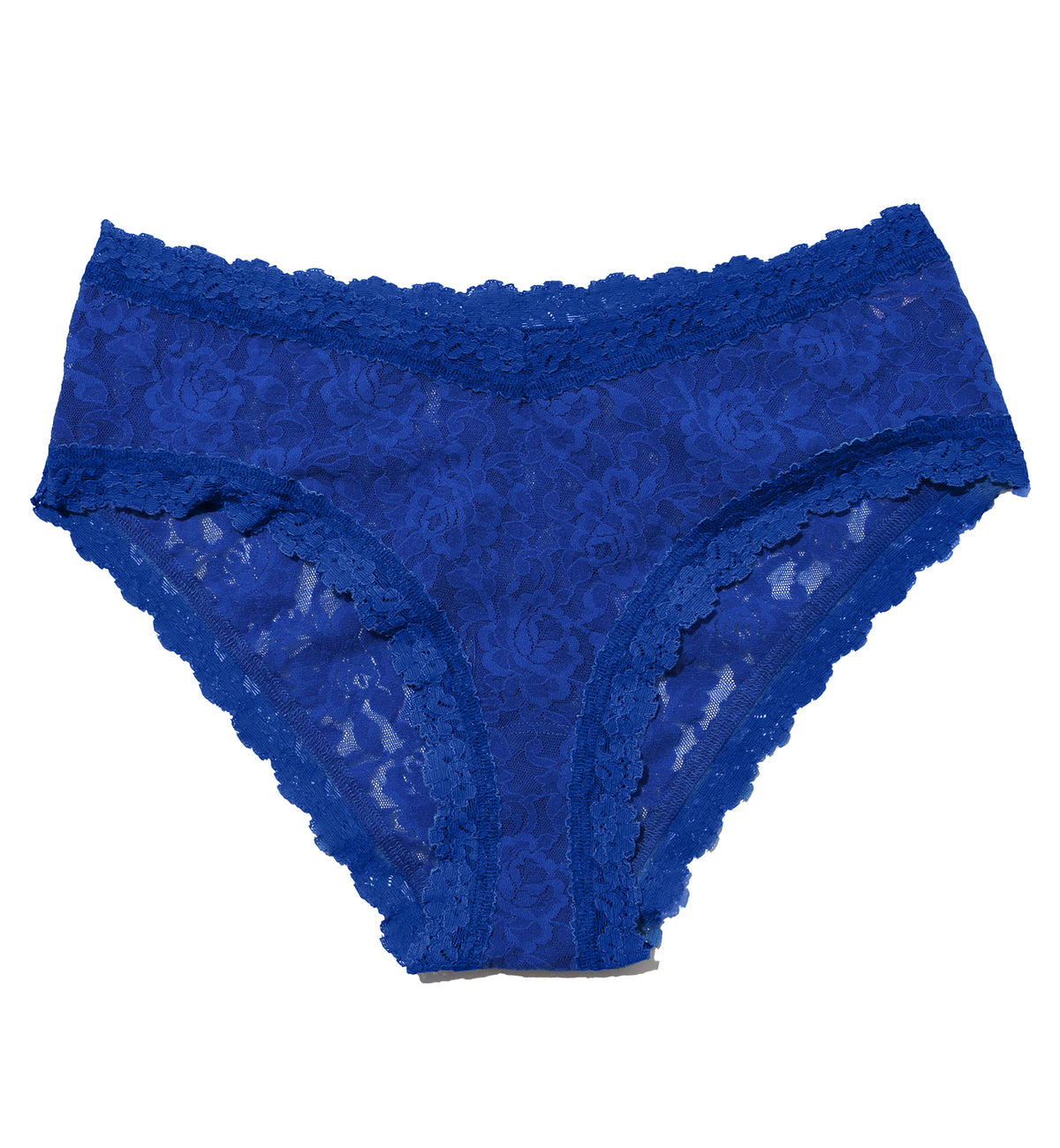 Hanky Panky Signature Lace V-Front Cheeky Brief (482454),XS,Cobalt - Cobalt,XS