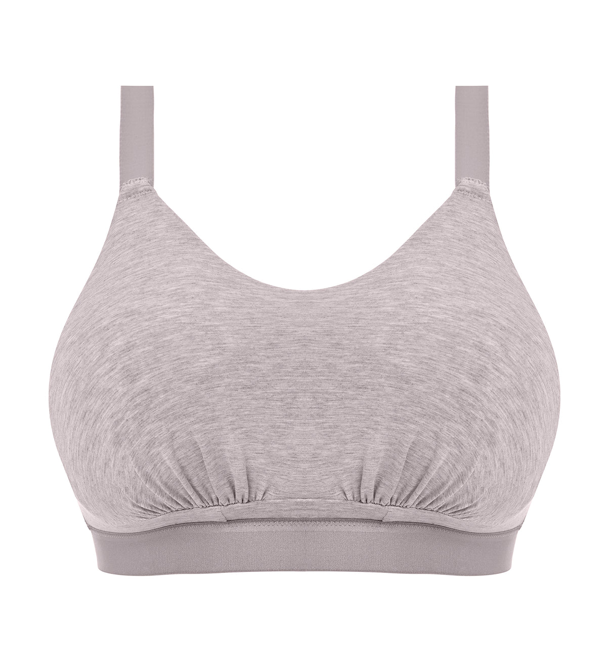 Elomi Downtime Non Wire Bralette (301417),44G,Grey Marl - Grey Marl,44G