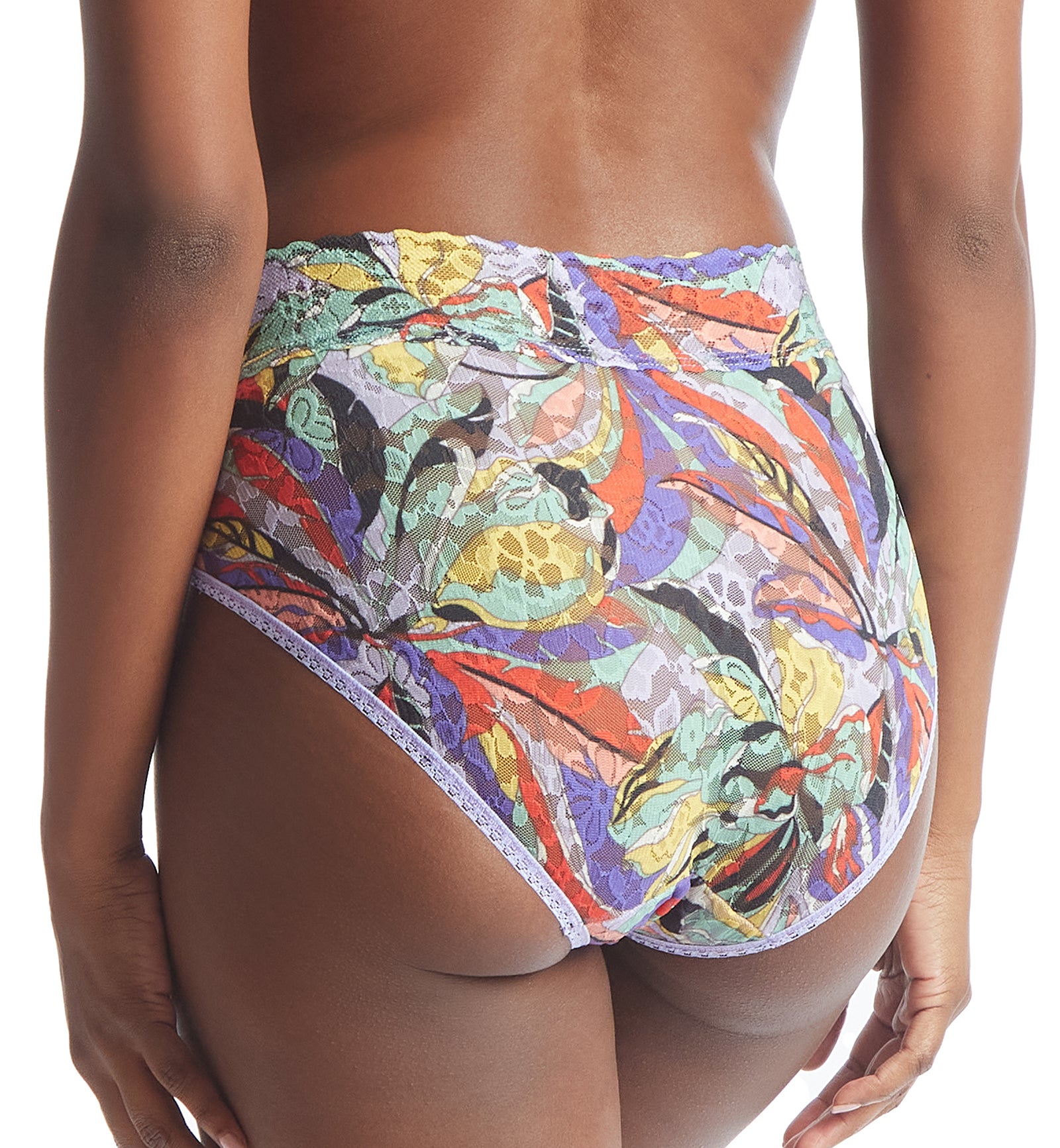 Hanky Panky Daily Lace Printed French Brief (PR772461P),Small,Summer Solstice - Summer Solstice,Small