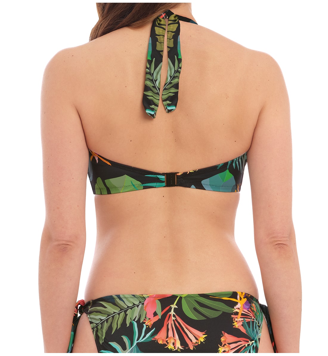 Fantasie Monteverde Padded Twist Bandeau Bikini Top (500709),30FF,Black - Black,30FF