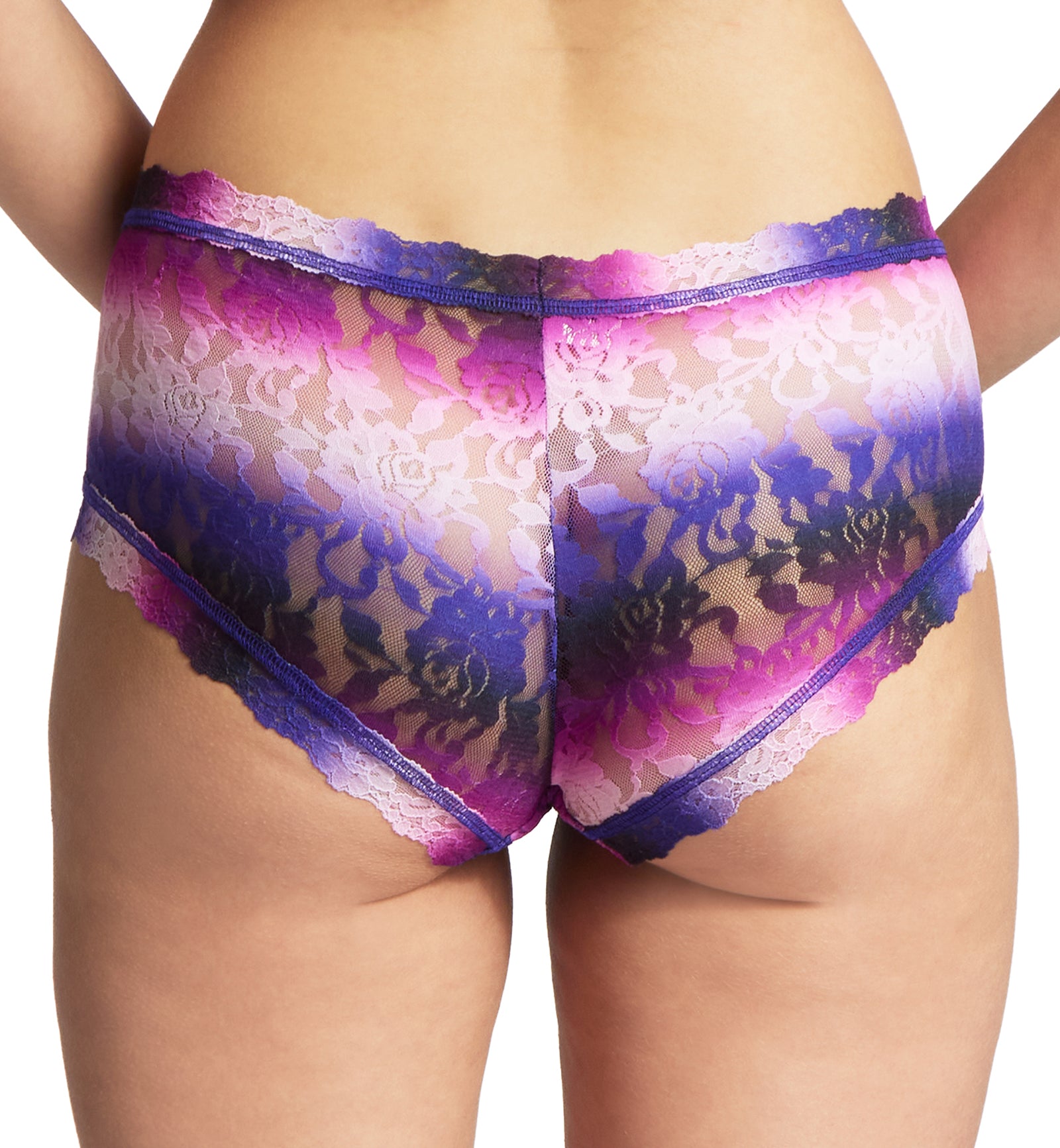 Hanky Panky Signature Lace Printed Boyshort (PR4812P),XS,Before Sunset - Before Sunset,XS