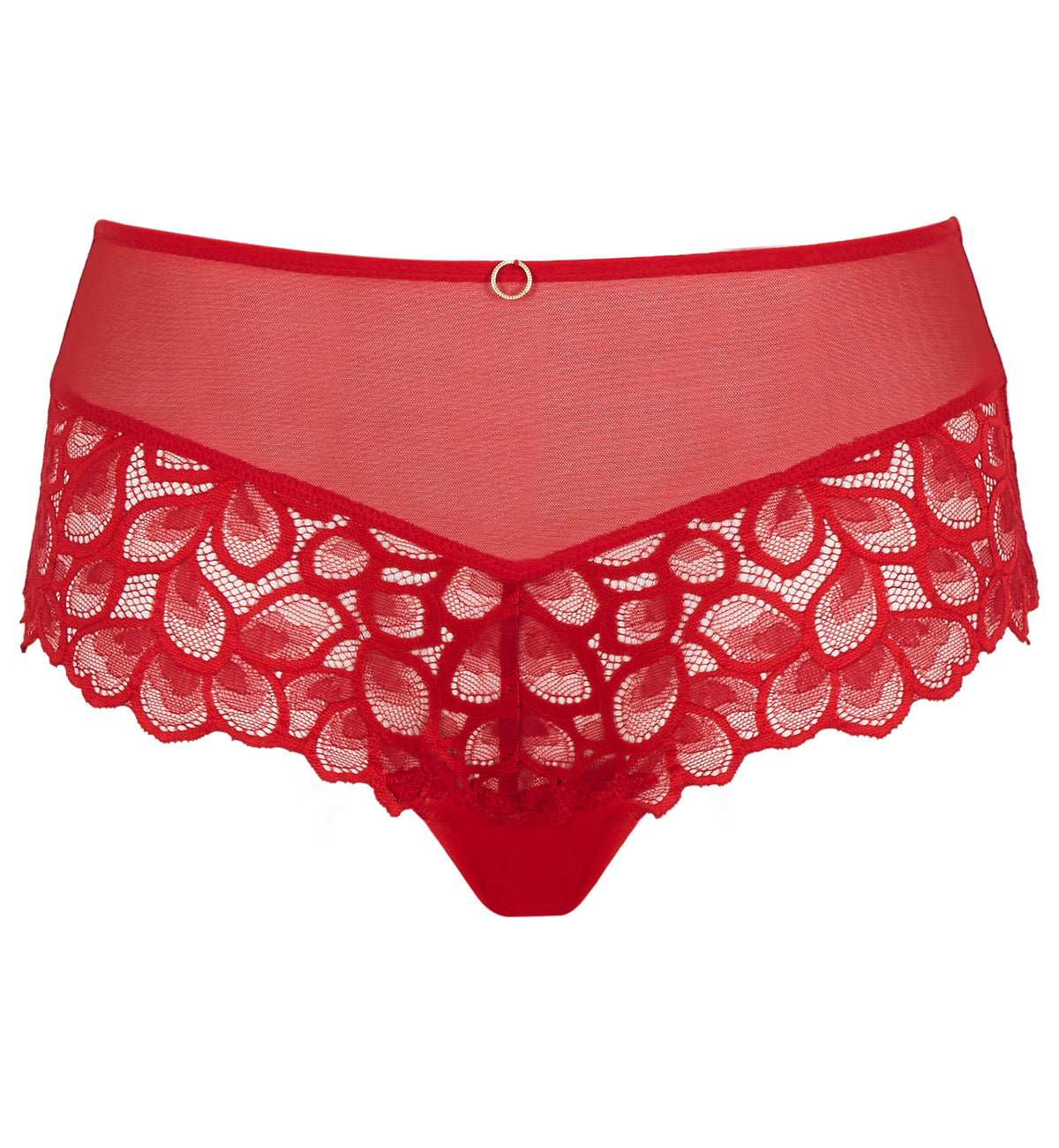 Panache Allure Deep Brief (10764),XS,True Red - True Red,XS