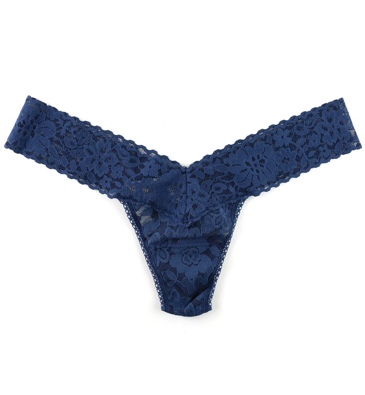 Hanky Panky Daily Lace Low Rise Thong (771001P),Nightshade - Nightshade,One Size